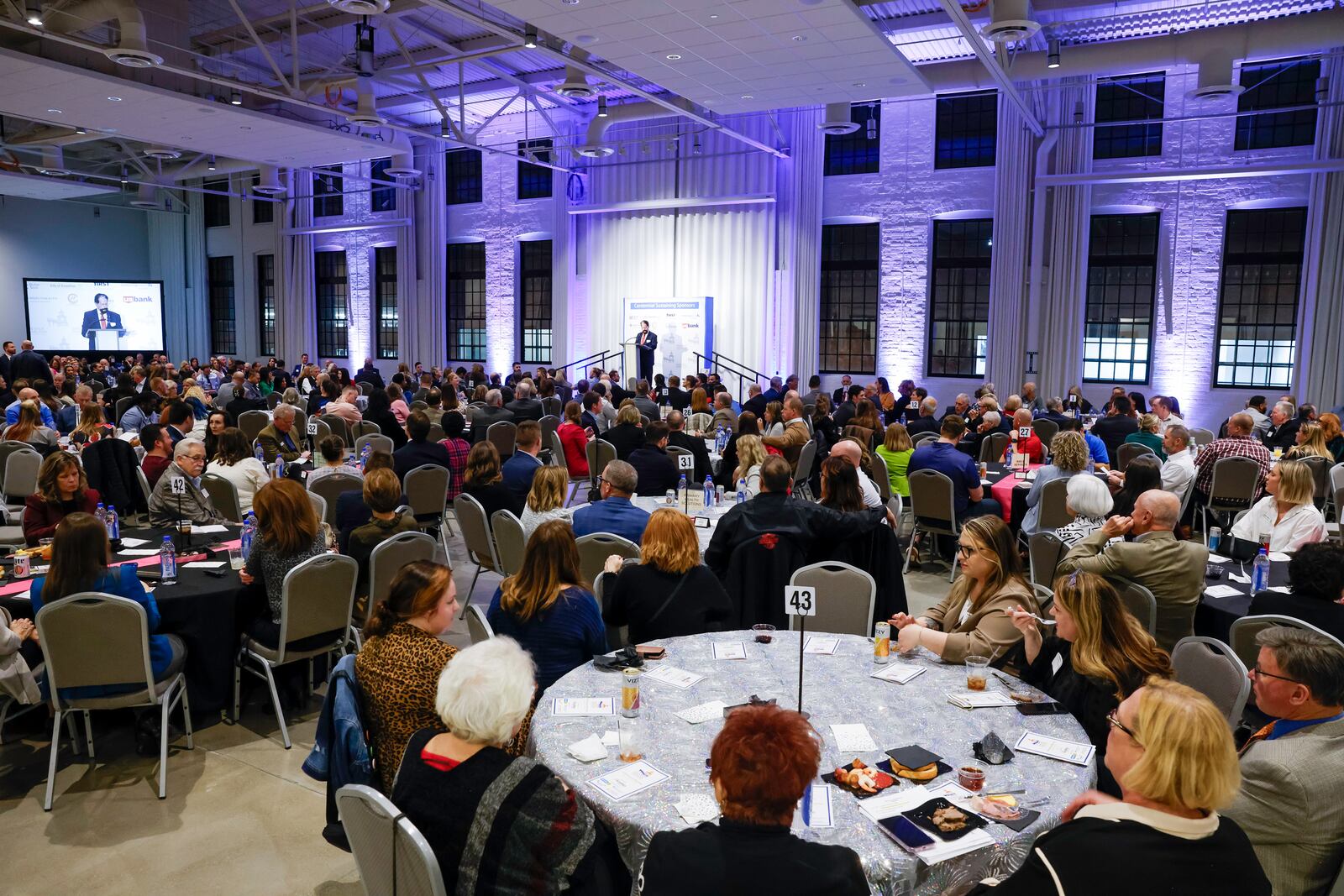 The Greater Hamilton Chamber of Commerce annual meeting was held Friday, Jan. 31, 2025 at Spooky Nook Sports Champion Mill in Hamilton. NICK GRAHAM/STAFF