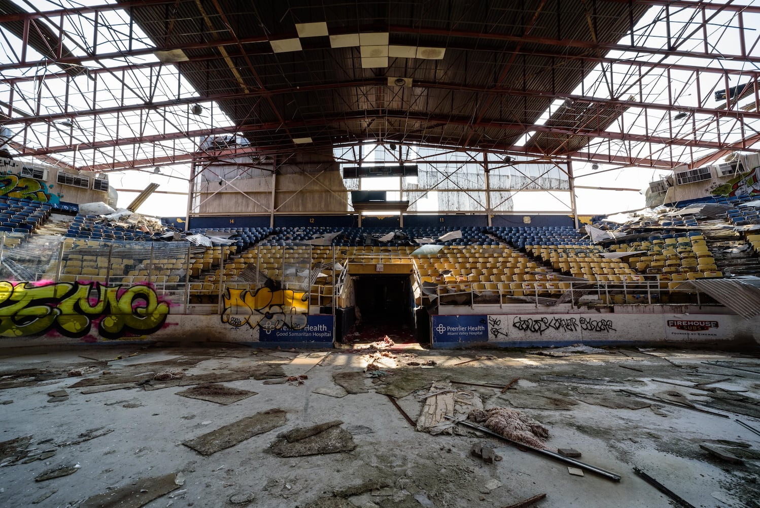 Last look inside Hara Arena