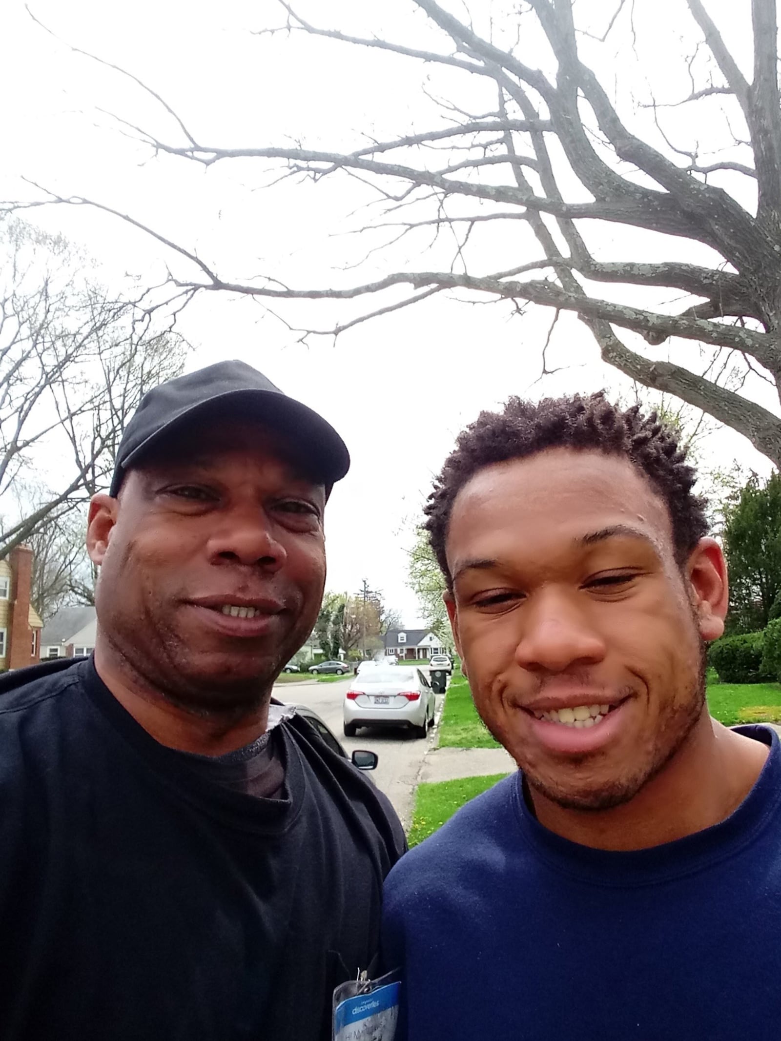 Jerome Hazard (left) and his son Quincy. CONTRIBUTED