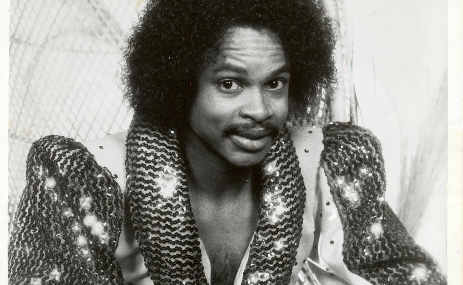 Roger Troutman in an undated publicity photo probably from the early 1980s. Troutman, a musician and leader of the band Zapp, was shot and killed by his brother, Larry Troutman, on April 25, 1999.