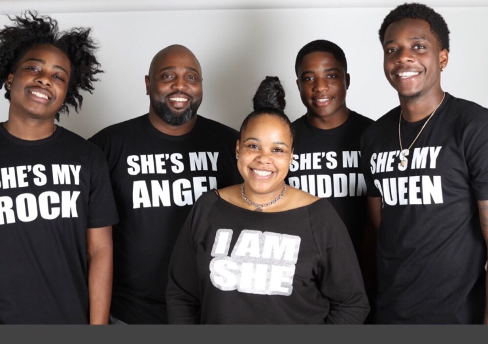 From left, Montego Johnson, Elvin Green, Minyatta Johnson, Monqavious Johnson and Malik Johnson. CONTRIBUTED