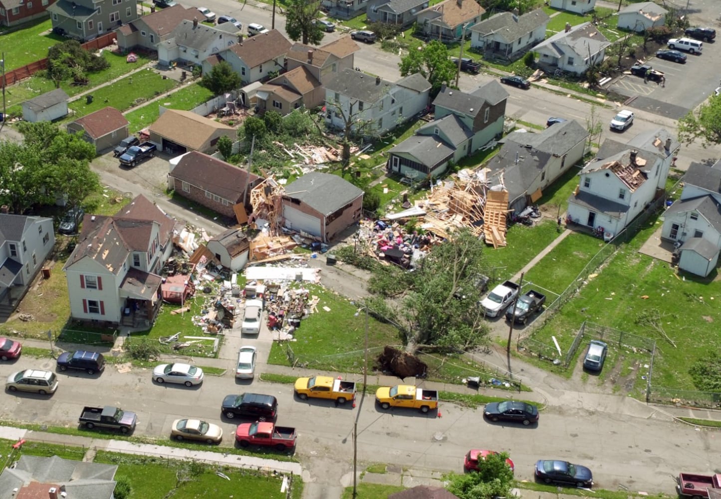 PHOTOS: Daylight reveals widespread damage from Monday storms