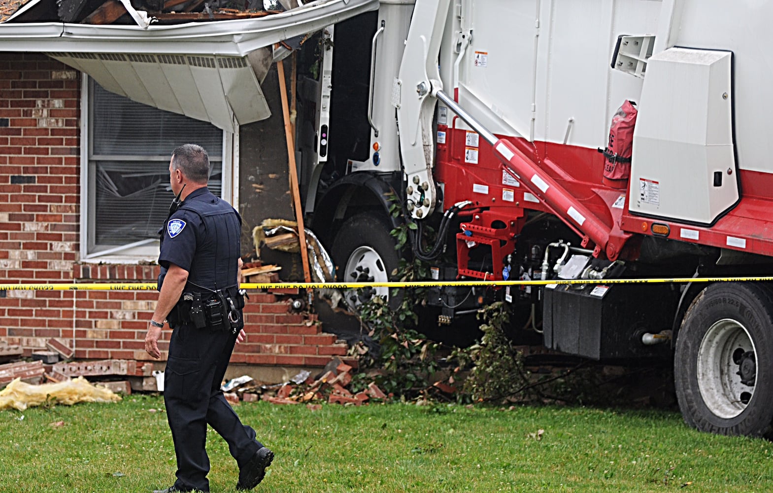 Garbage truck crash into Xenia nursing home on June 21, 2018