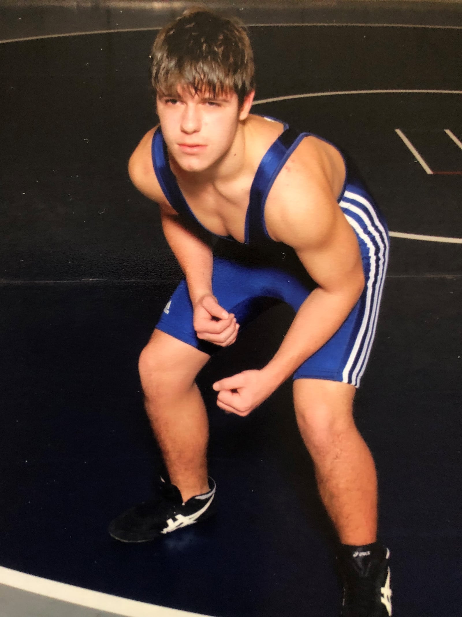 Drew Plumee as a Fairmont High wrestler. As a senior, he was a team captain and district qualifier and today, according to Firebirds coach Frank Baxter, he remains one of the legends of the school’s wrestling room. (Contributed  Photo)