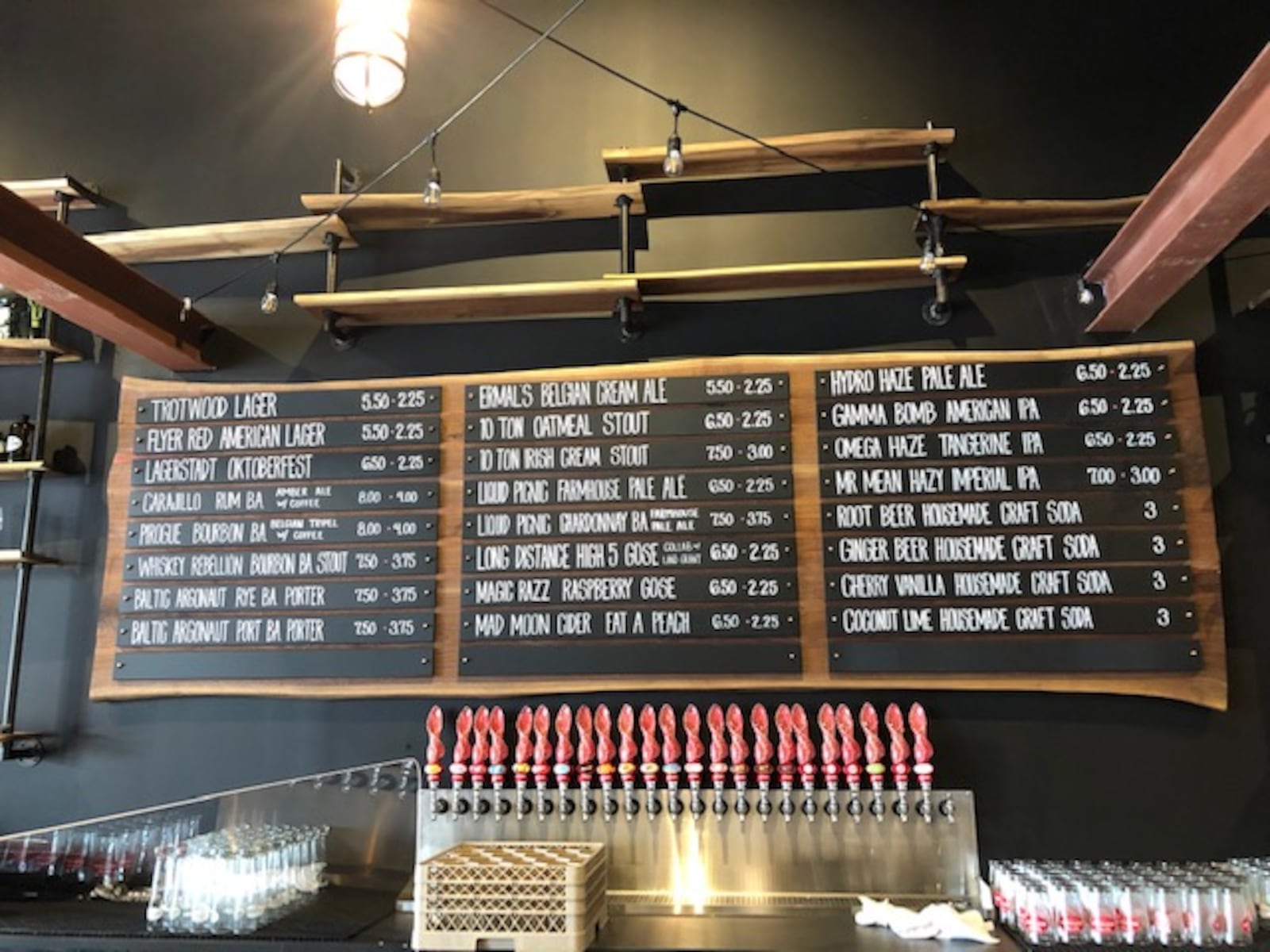 Dayton-based Warped Wing Brewing Co. will open its ambitious new second location, The Warped Wing Barrel Room & Smokery, to the public on Saturday, Aug. 29, in Springboro. MARK FISHER/STAFF
