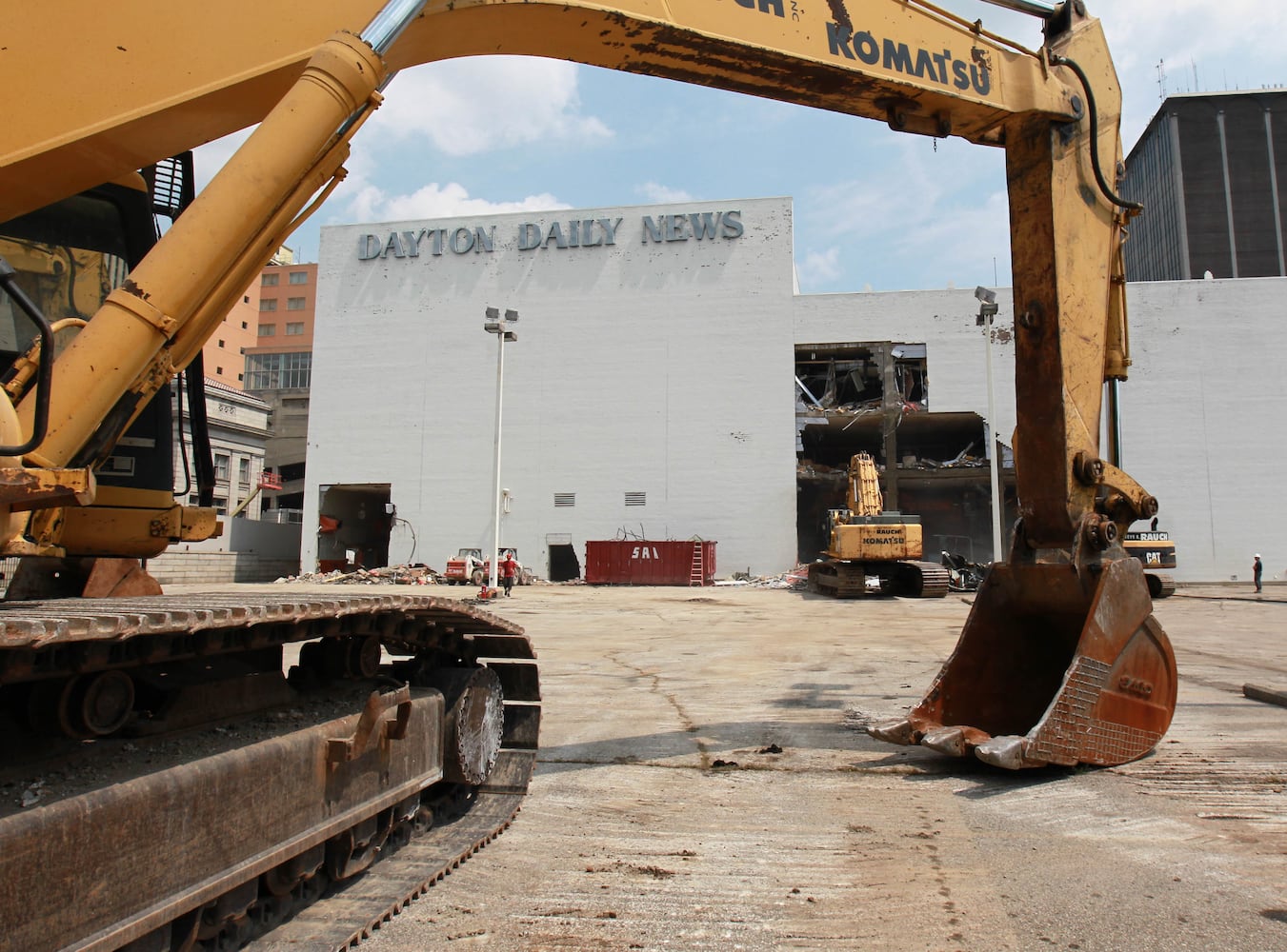 Dayton Daily News building newsroom archives