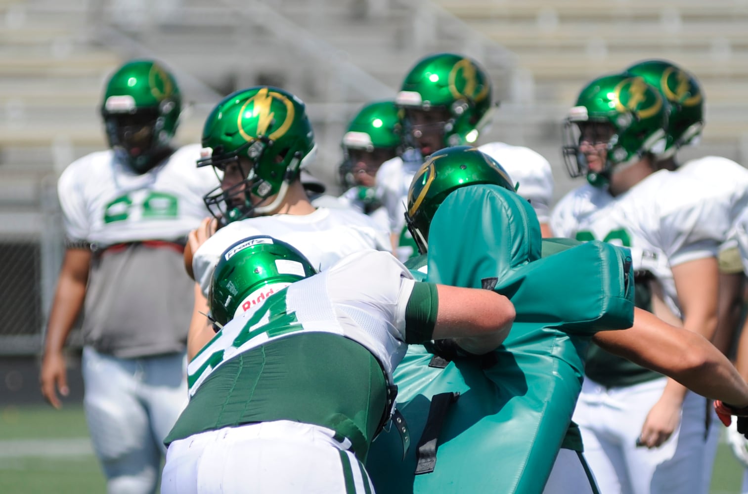 PHOTOS: Northmont Thunderbolts preseason football practice