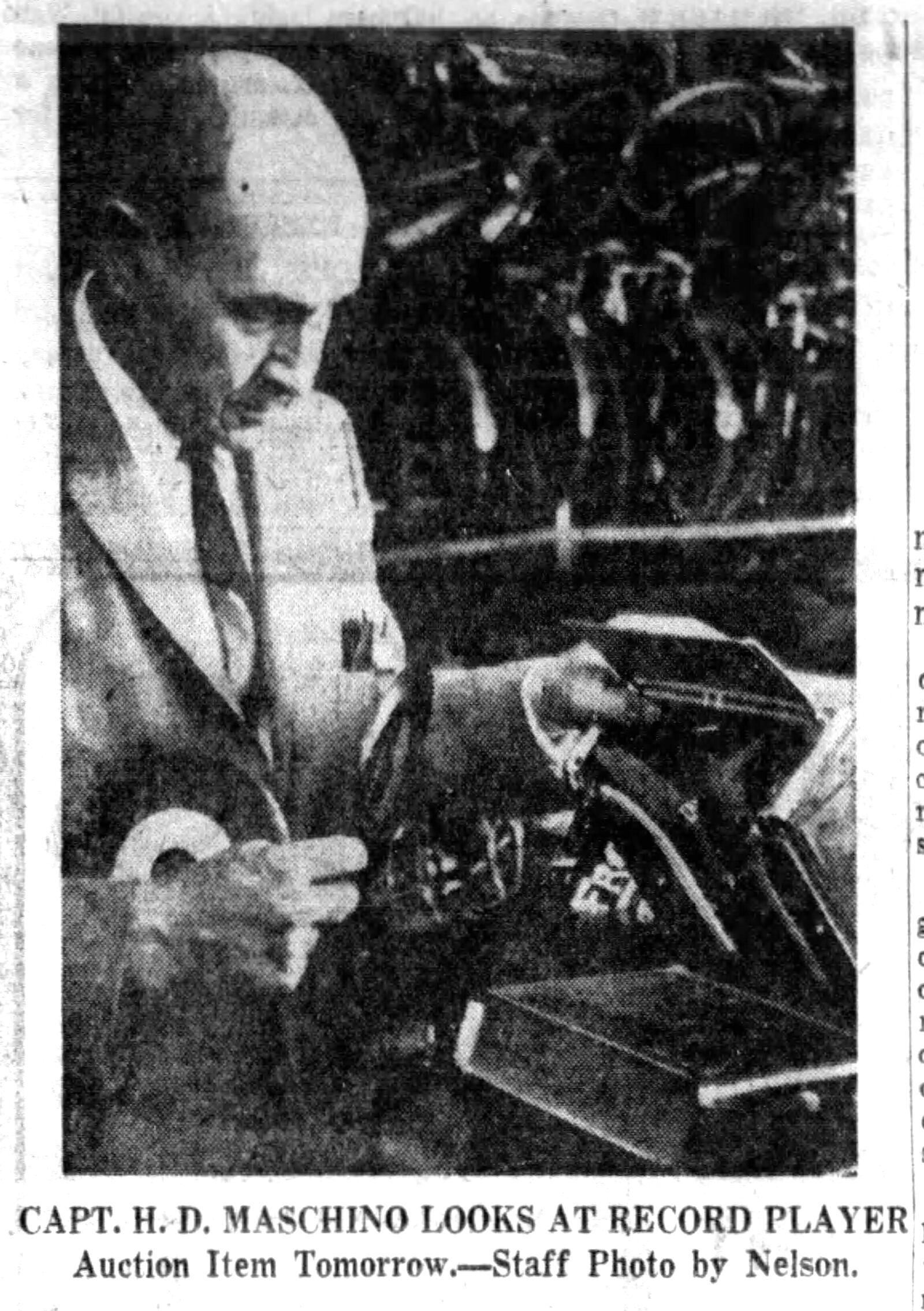 June 4, 1965: Car phonographs going on auction block. DAYTON DAILY NEWS ARCHIVES