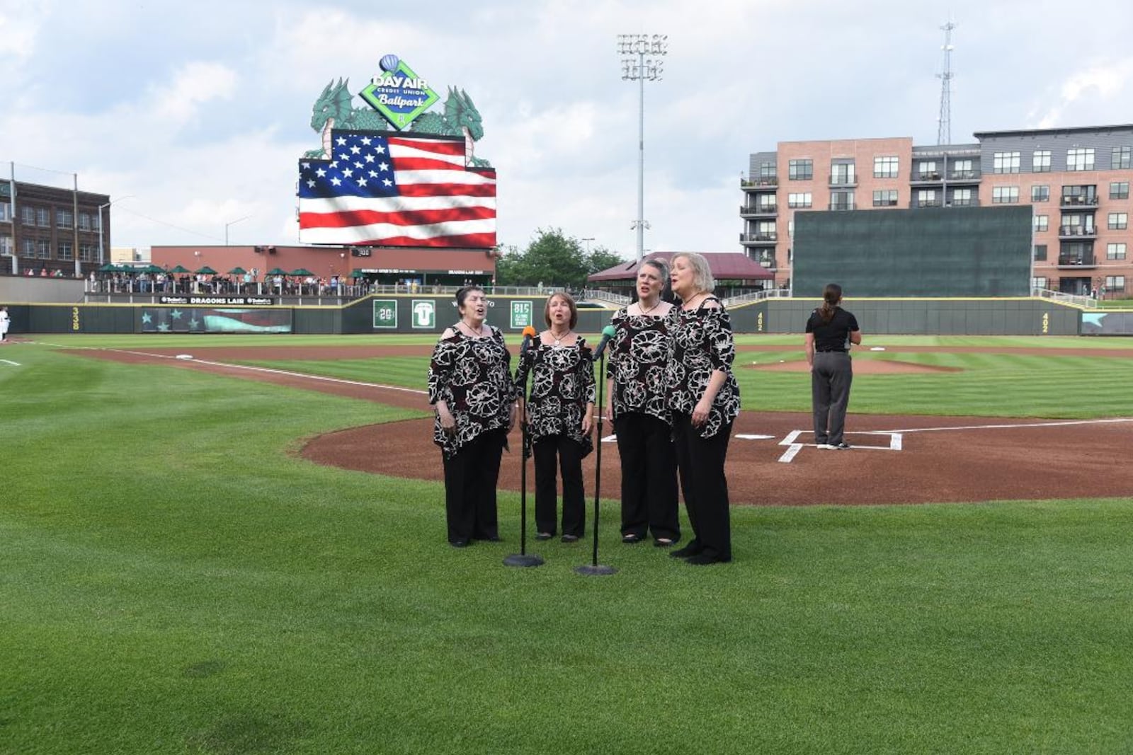 Finalists will perform the national anthem at Dayton Dragons games throughout the season. PHOTO COURTESY OF DAYTON DRAGONS