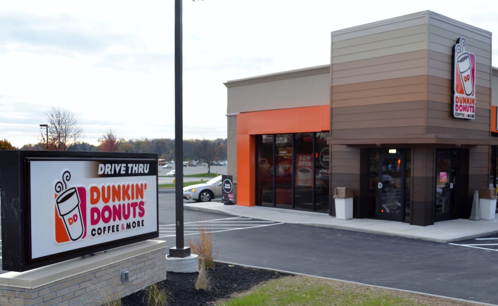 This is the Kettering Dunkin Donuts location shortly before it opened in October 2014. MARK FISHER/STAFF