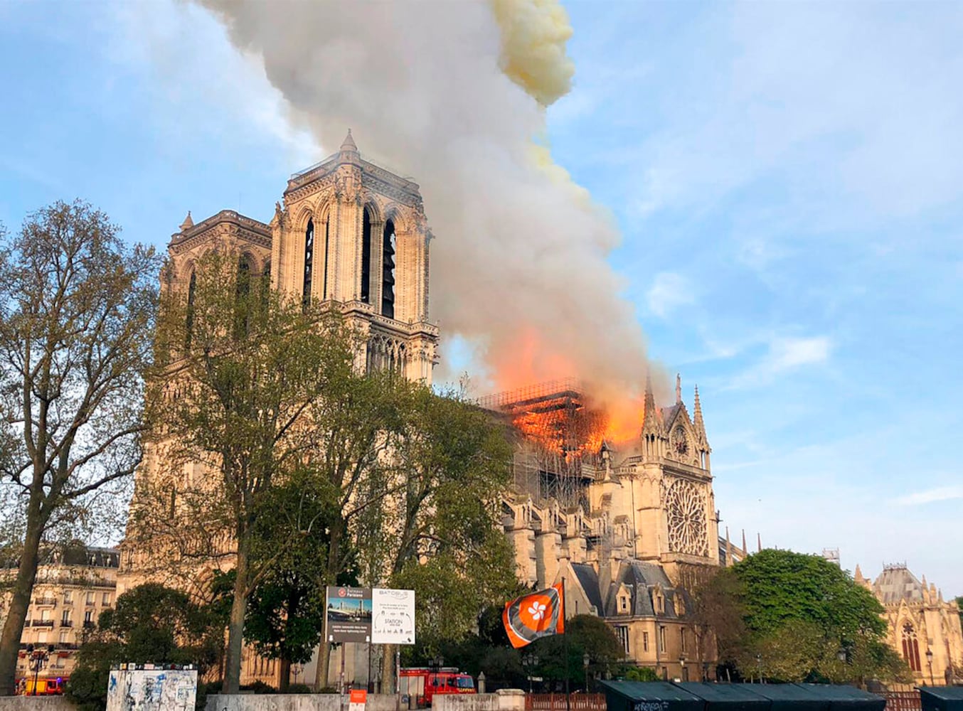 Photos: Paris’ Notre Dame Cathedral on fire