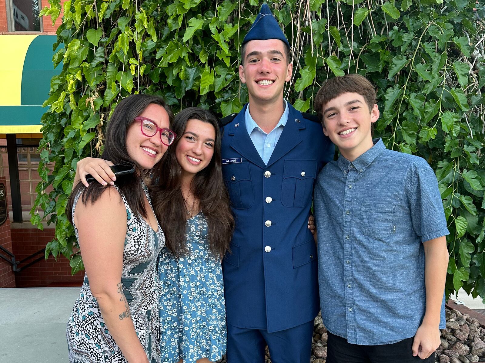 Pictured (left to right) is Chrissie Karuna with her children Aamah Grace, Jett Mercy and Emmanuel Justice Williams (CONTRIBUTED PHOTO).