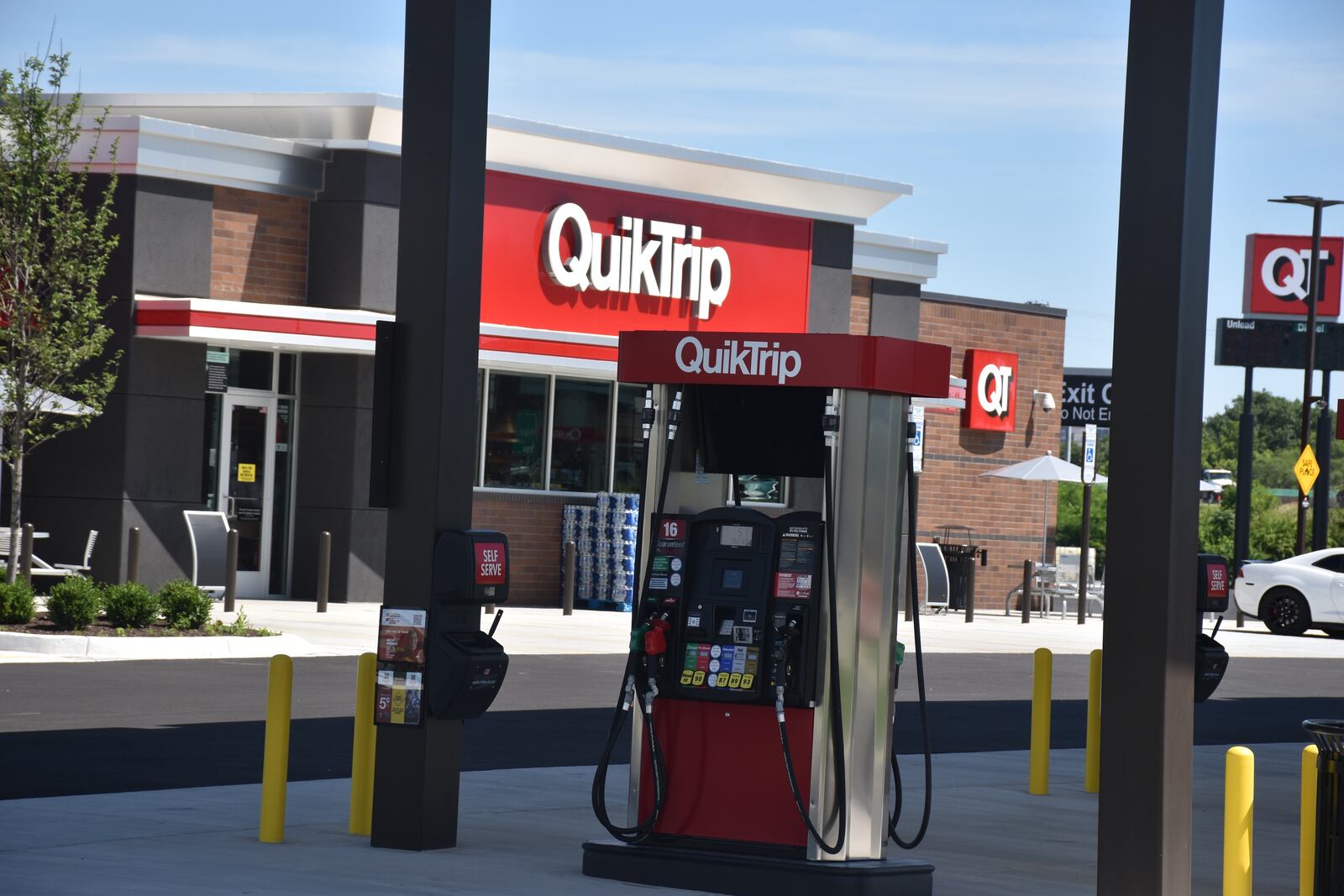 A new QuikTrip is getting closer to opening at 2121 S. Edwin C. Moses Blvd. in Dayton, off Interstate 75. This will be the company's first store in Ohio. CORNELIUS FROLIK / STAFF