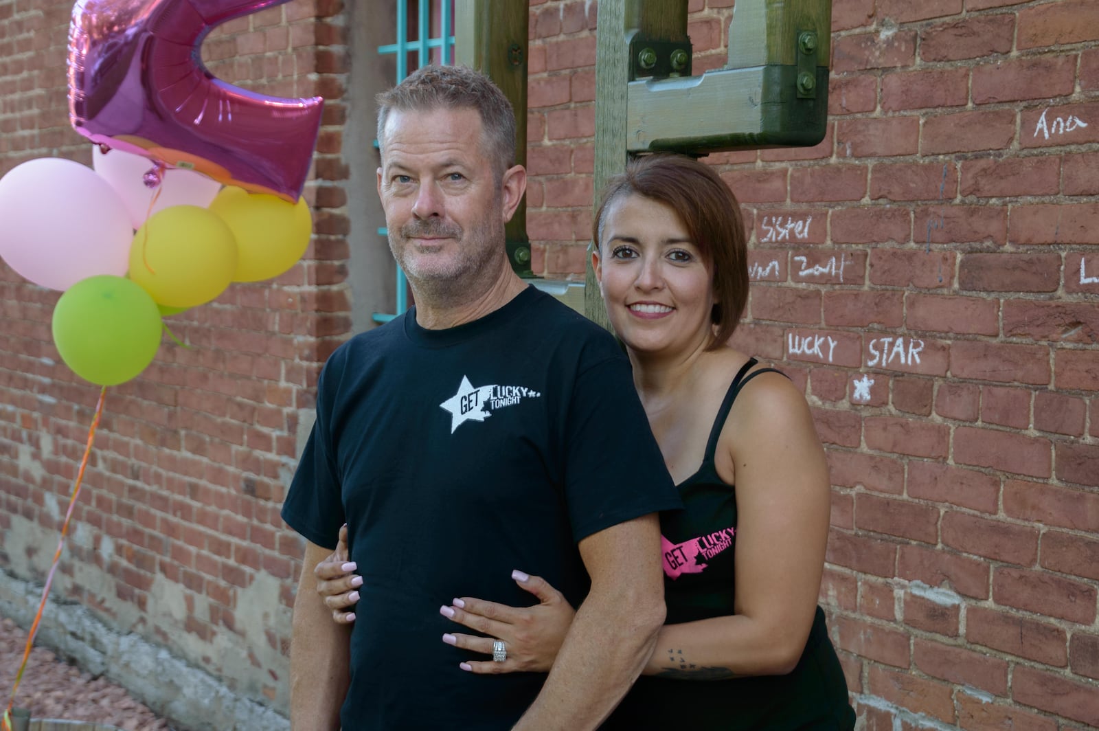 Pictured are Glenn and Ana Perrine, the owners of Lucky Star Brewery in Miamisburg during their two year anniversary (TOM GILLIAM/CONTRIBUTED).