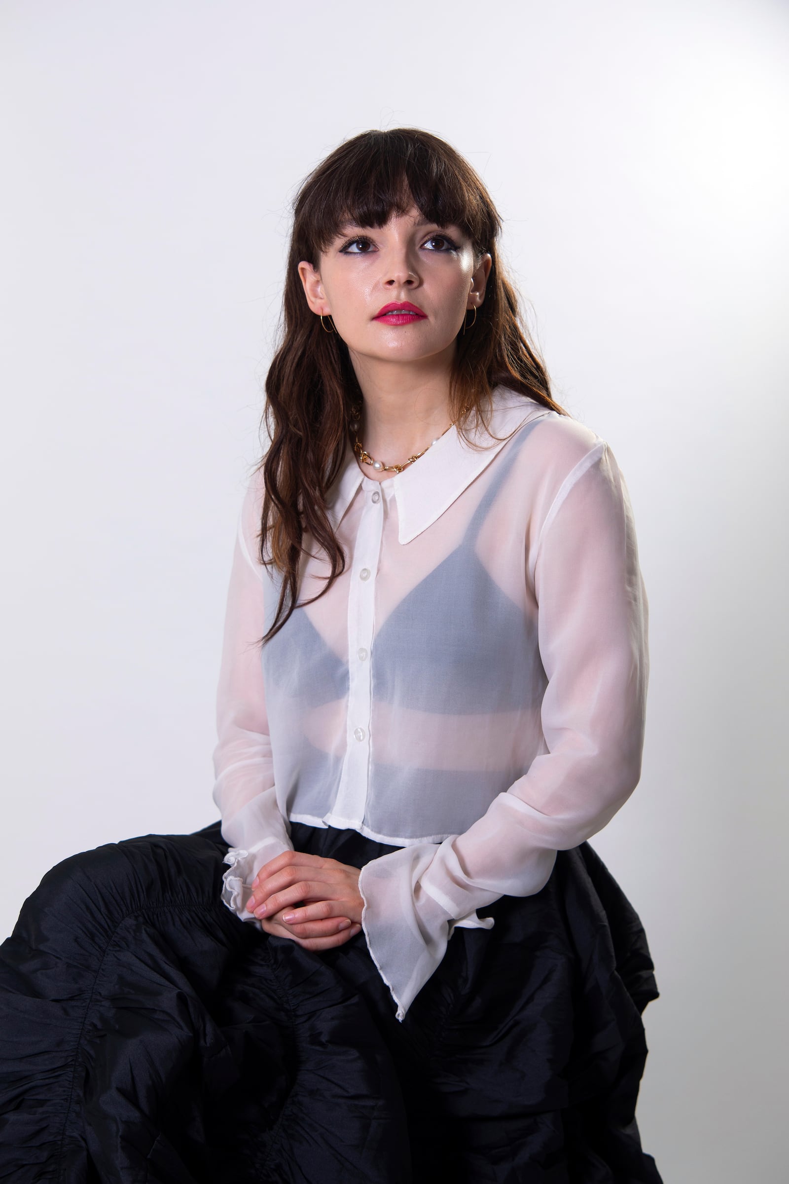 Lauren Mayberry poses for a portrait on Monday, Sept. 30, 2024, in New York. (Photo by Andy Kropa/Invision/AP)