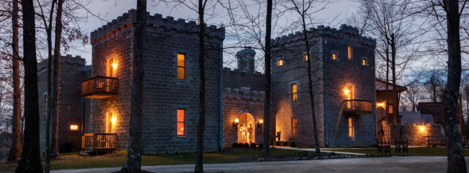 Ravenswood Castle’s Medieval Village, castle rooms and Fairytale Village Cottages (Source: Facebook)