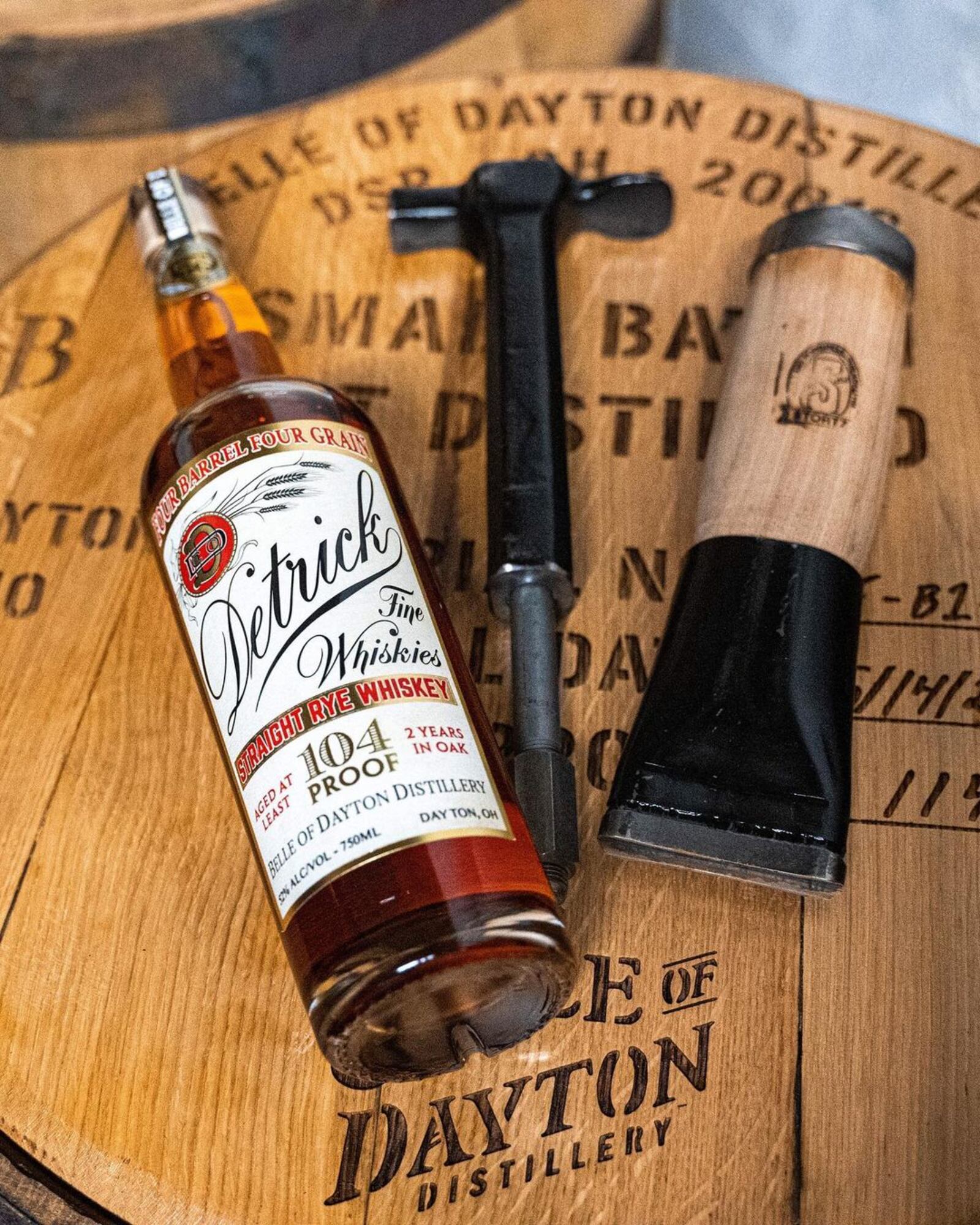 The Belle of Dayton distillery is releasing its third and oldest batch of Detrick Straight Rye Whiskey on Friday, June 17.