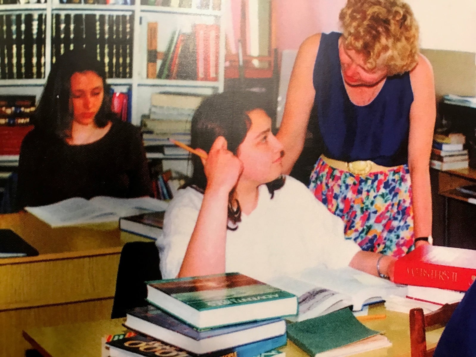 Diane McMurrin teaching students in Kyiv, Ukraine. CONTRIBUTED