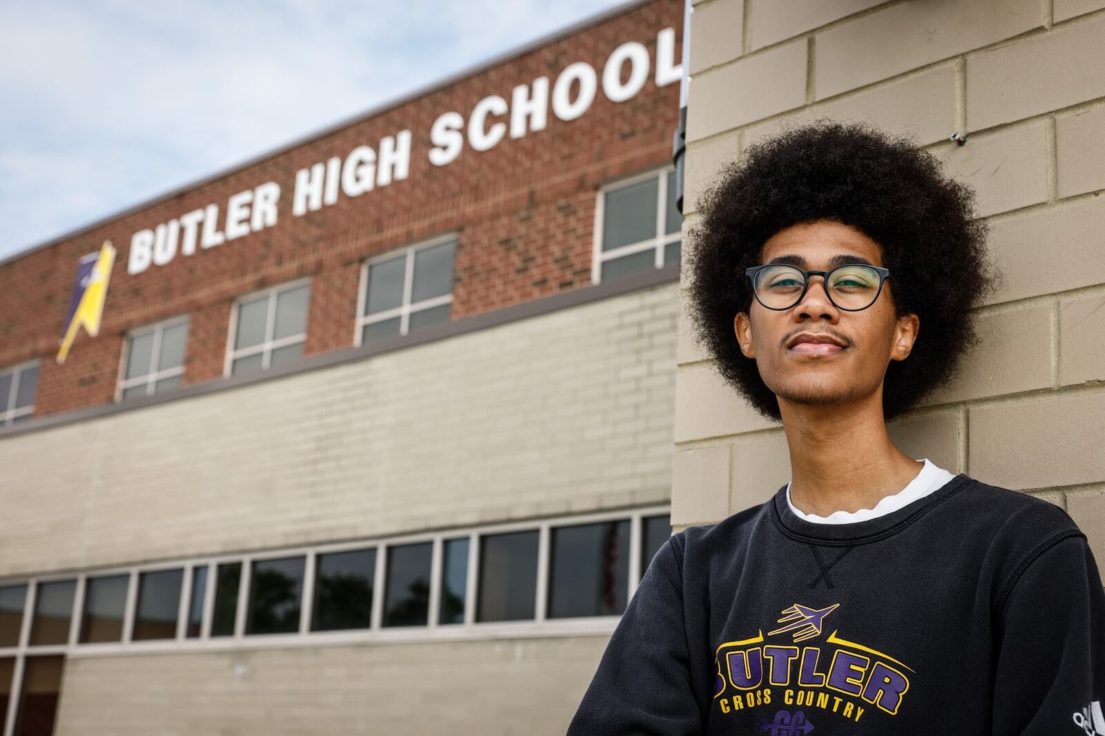 Butler High School junior Jordan Lewis is a member of Ohio Gov. Mike DeWine's student cabinet on school safety. JIM NOELKER/STAFF