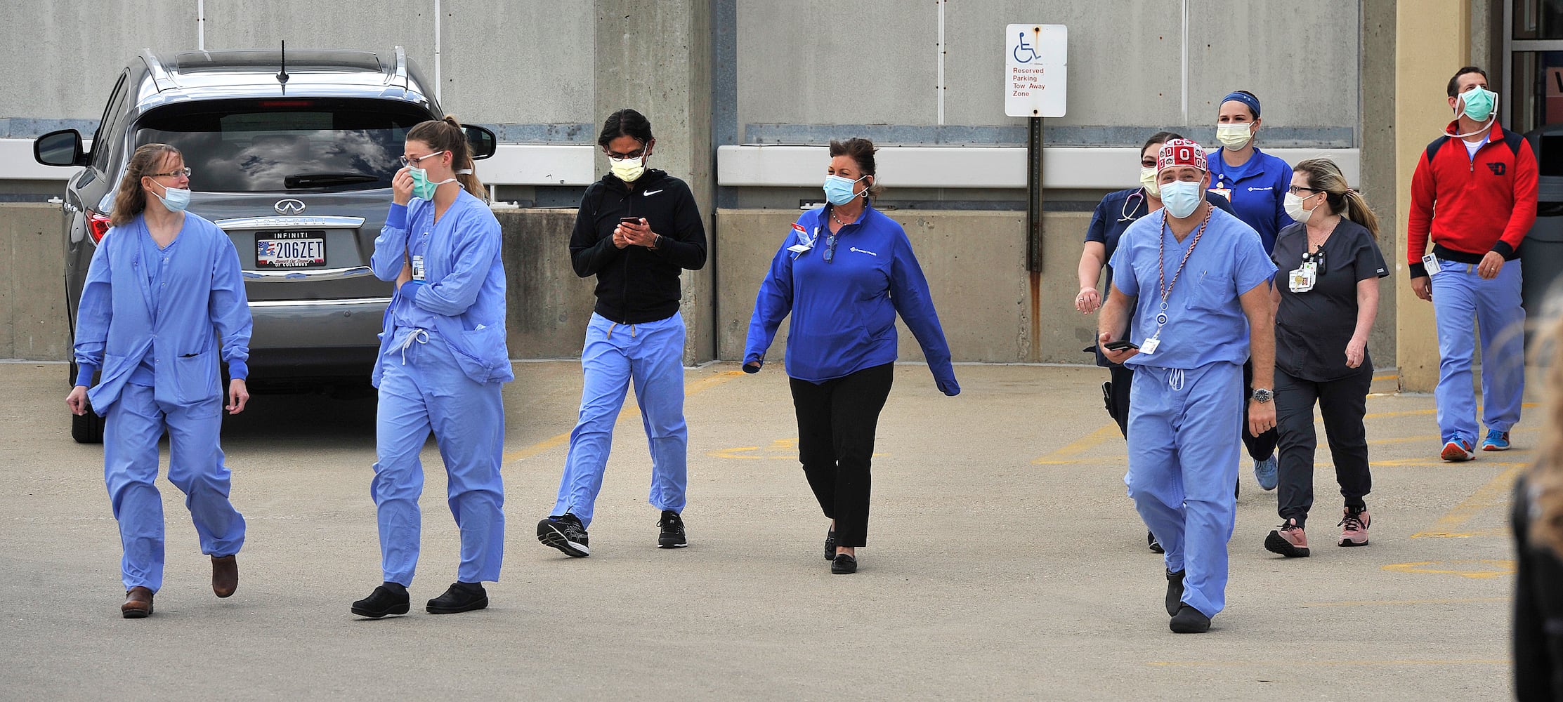 PHOTOS: Ohio National Guard performs flyby to honor healthcare workers