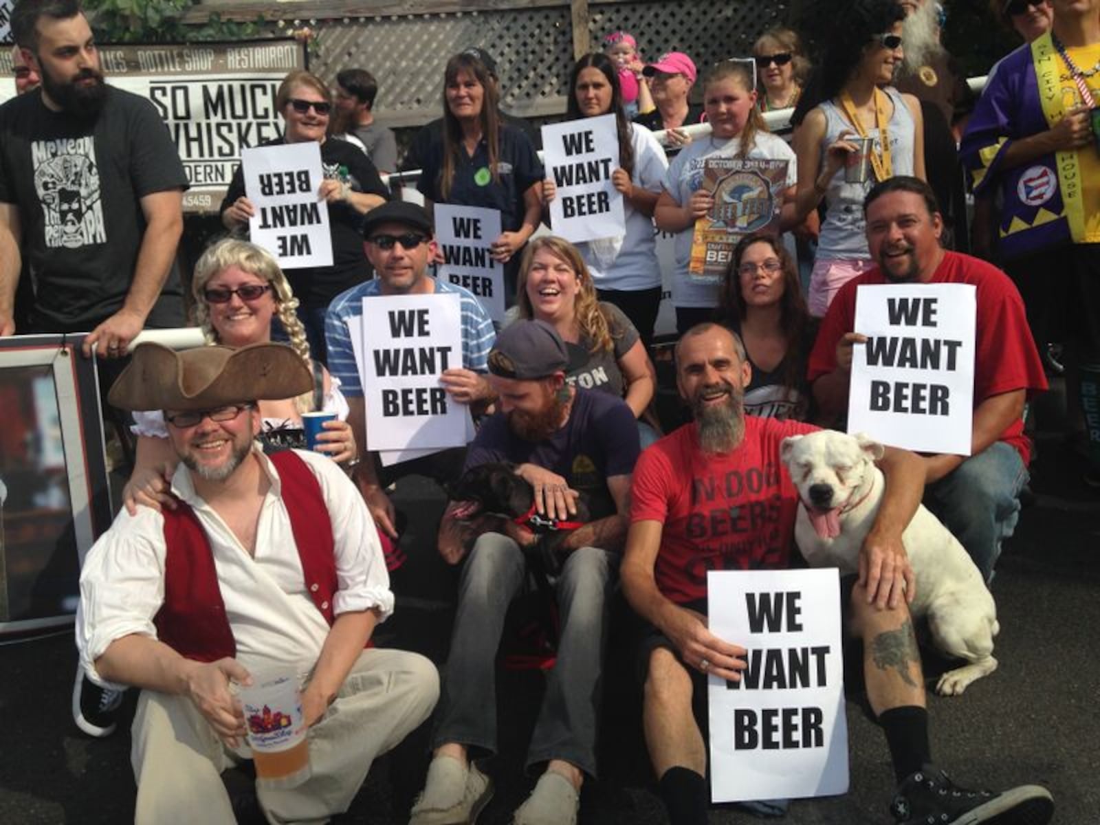 The Dayton Beer Pride Parade kicked off Dayton Beer Week which is highlighted by AleFest. (Staff photo by Amelia Robinson)