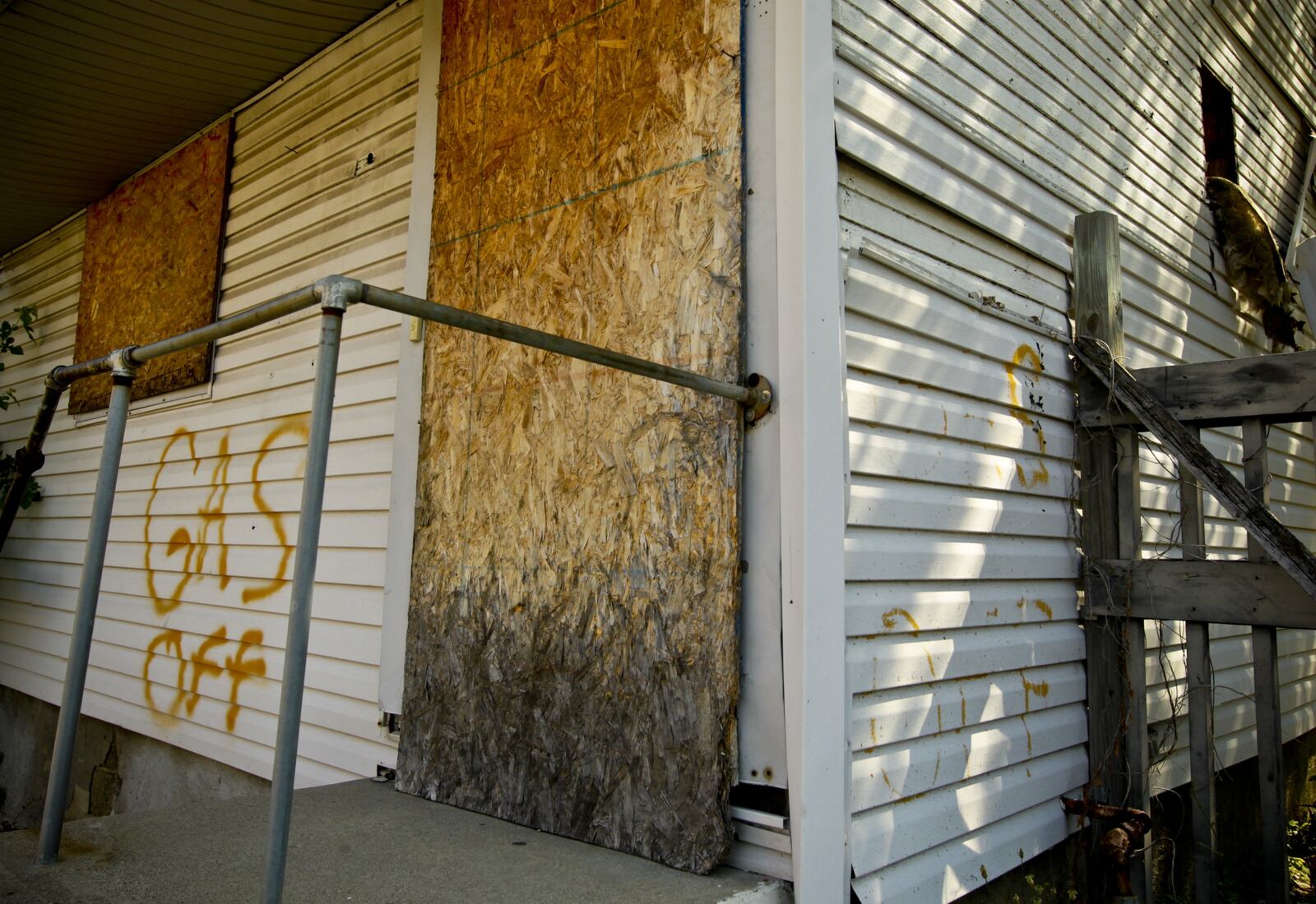 A vacant home at 124 Monmouth St. in Dayton is owned by Jan Singleton, who owns 54 vacant properties.