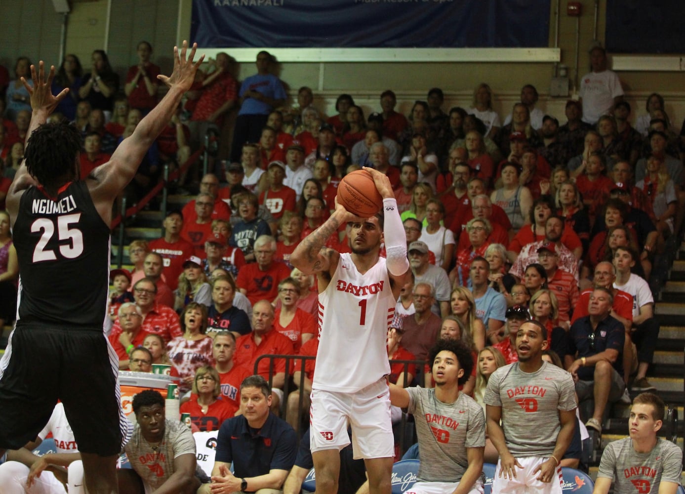 Photos: Dayton Flyers rout Georgia in Maui Invitational