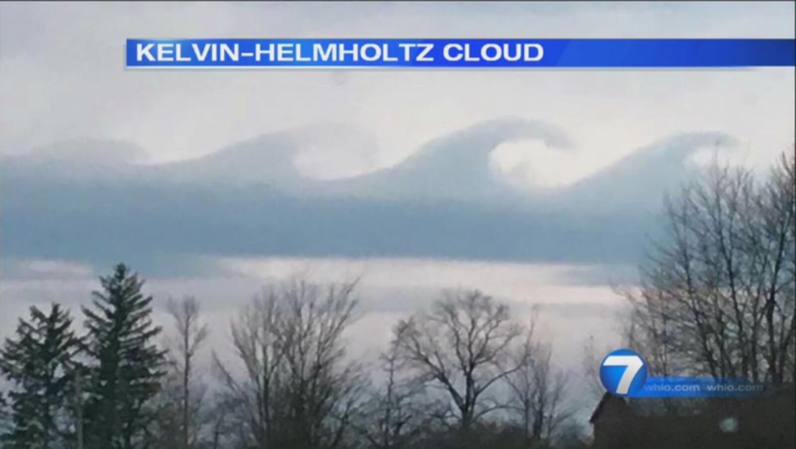 Wave-like clouds spotted in the Miami Valley