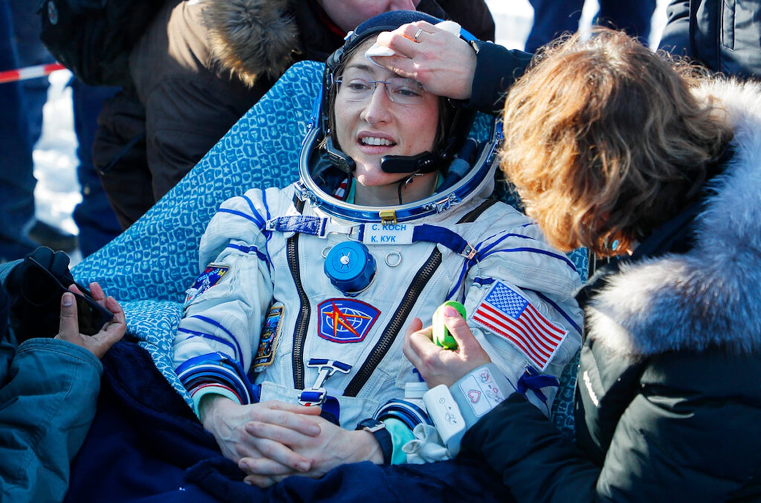 Photos: NASA astronaut Christina Koch returns to Earth