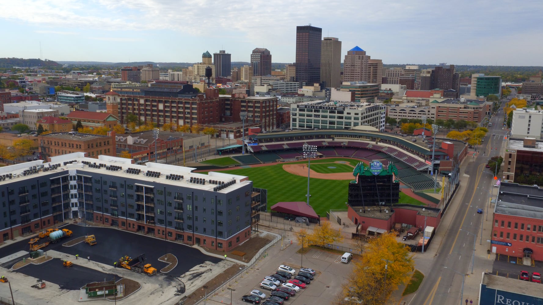 PHOTOS: What this booming area in downtown Dayton looks like from above