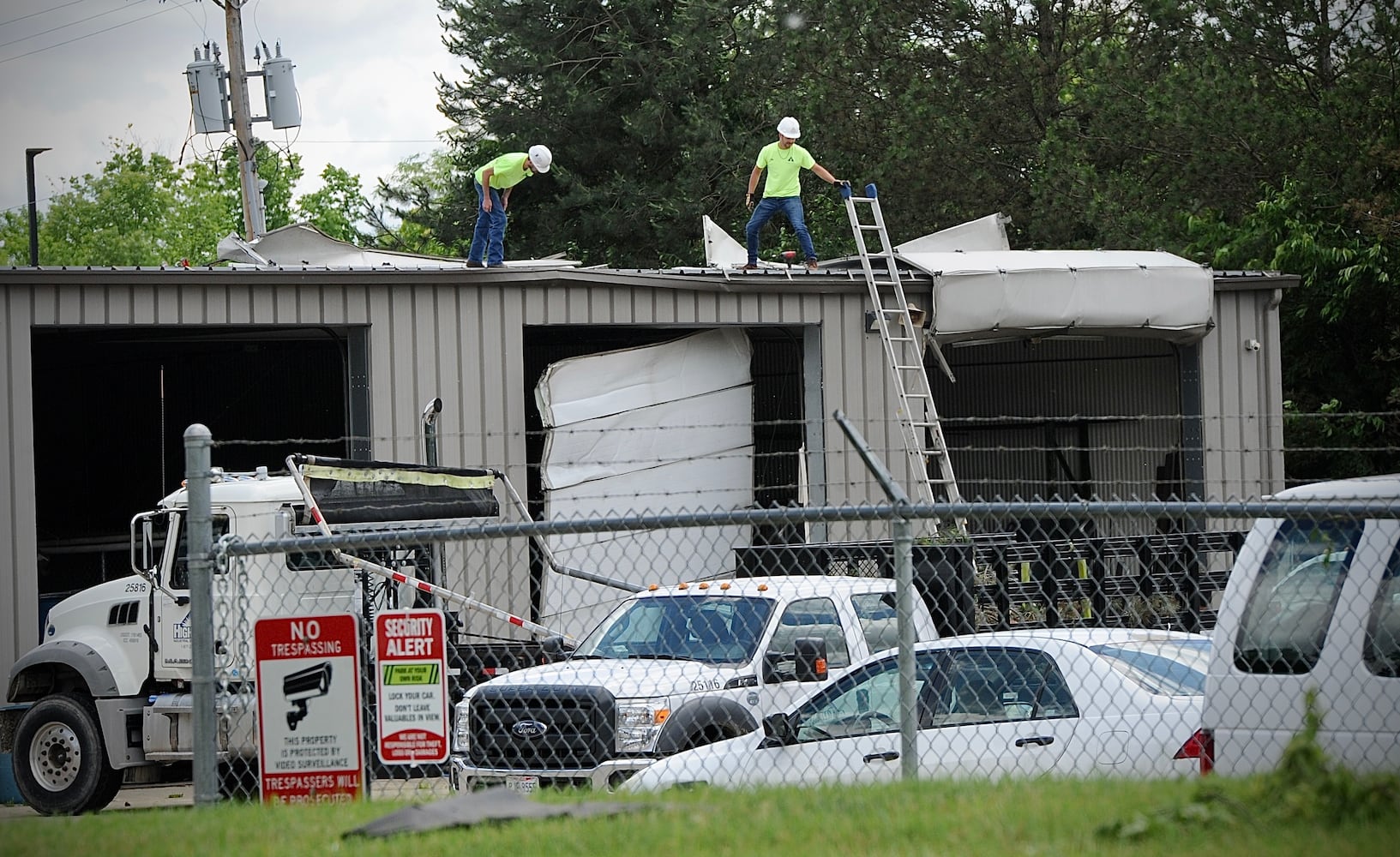 Tornado damage Tipp City