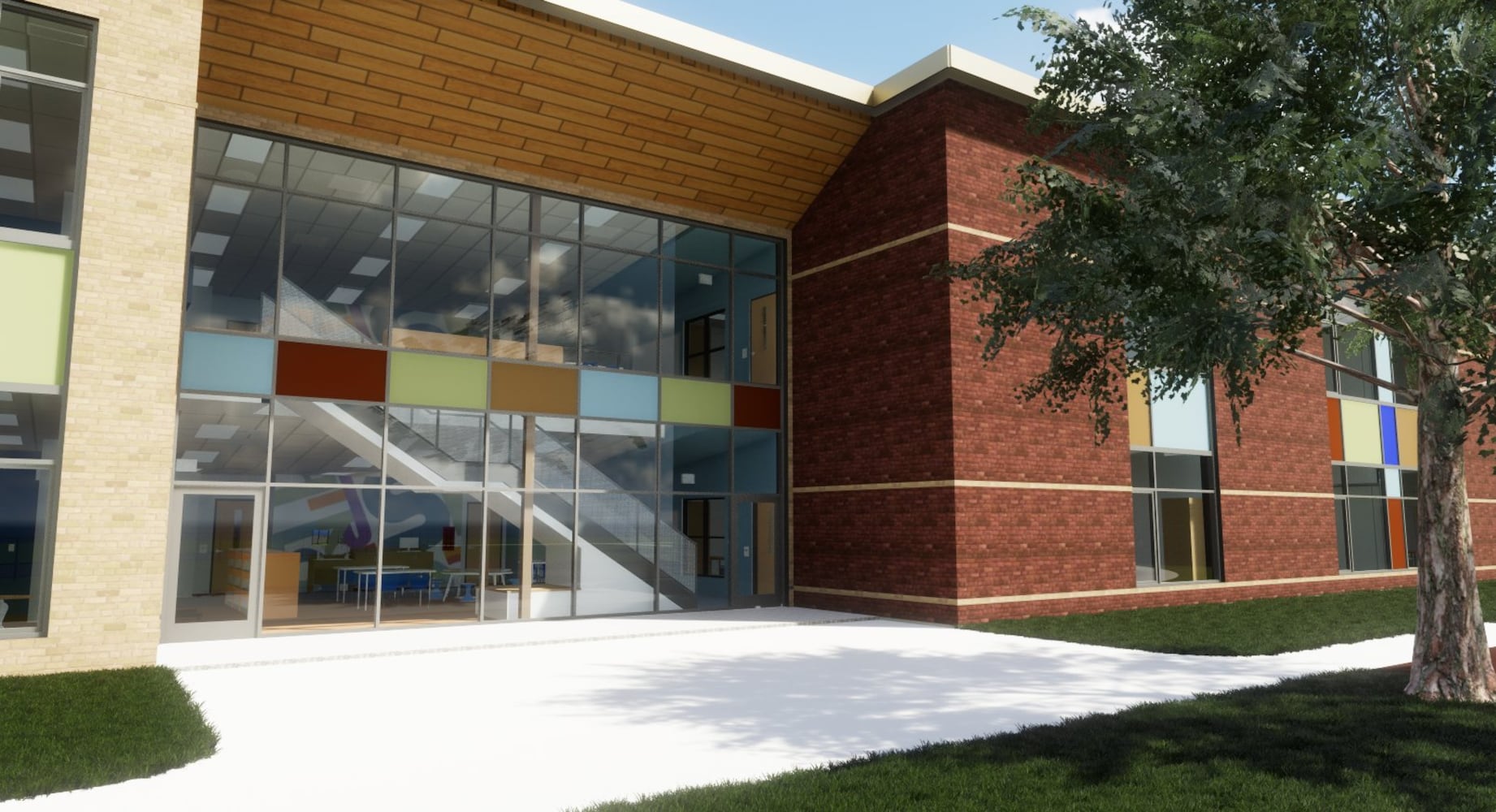 Fairborn PreK-2 School Renderings