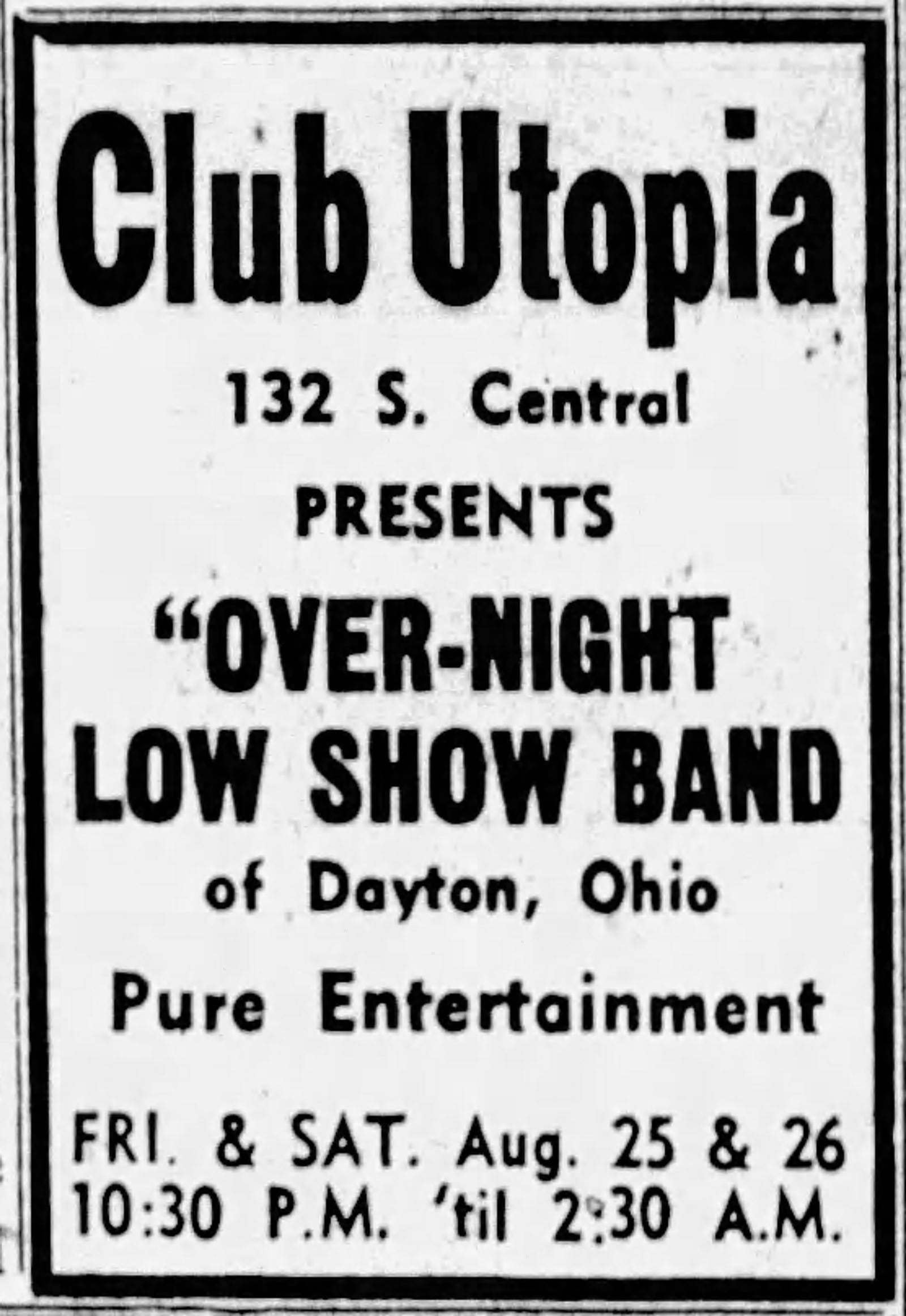 John Wagner, a local R&B and funk musician and singer who was a member of bands such as the Ohio Majestics, Overnight Low Show Band and Sun. DAYTON DAILY NEWS ARCHIVES