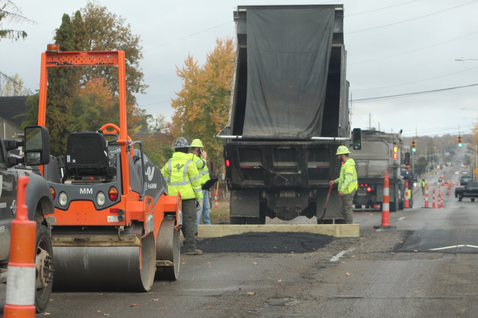 Dayton is installing speed bumps and cushions and other traffic-calming devices along Gettysburg Avenue to try to curb dangerous driving behaviors, like "hooning" and illegal street racing. CORNELIUS FROLIK / STAFF