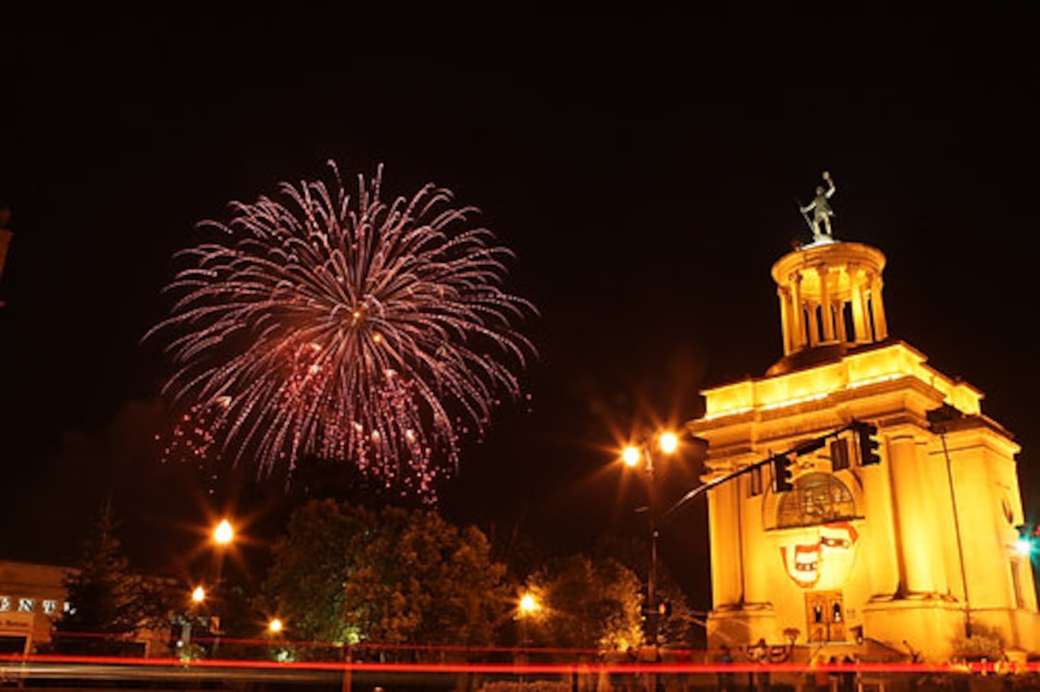 Hamilton's Fourth of July fireworks