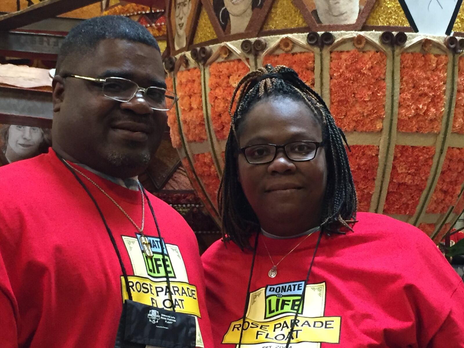 Steve McElvene’s mother, Jenell Shoals, and her husband James Shoals. CONTRIBUTED