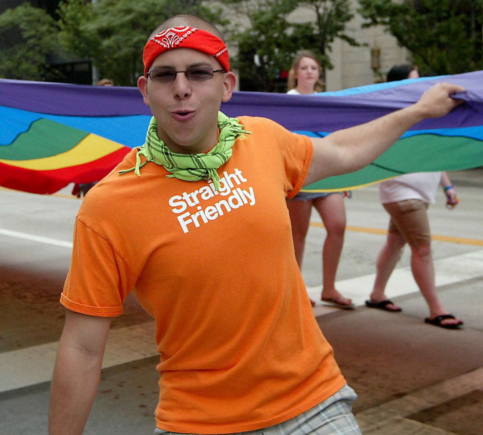 The Dayton area gay and lesbian community celebrate Pride Week with the annual PrideFest & Parade in 2010.