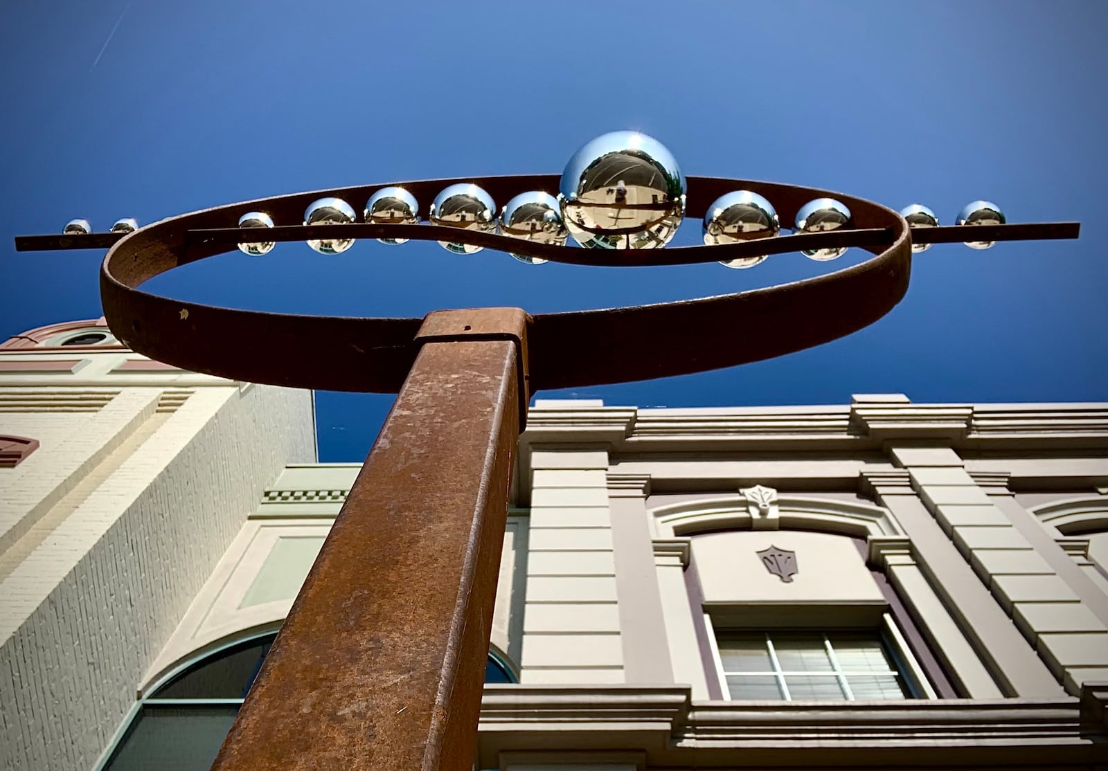 "Moonscape" by Tess Little, Sculptures on the Square in Troy. MARSHALL GORBY\STAFF