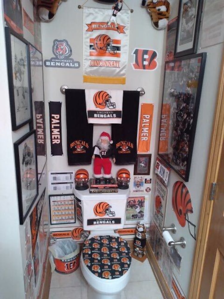 Die-hard fans show us their "Bengals Cave"