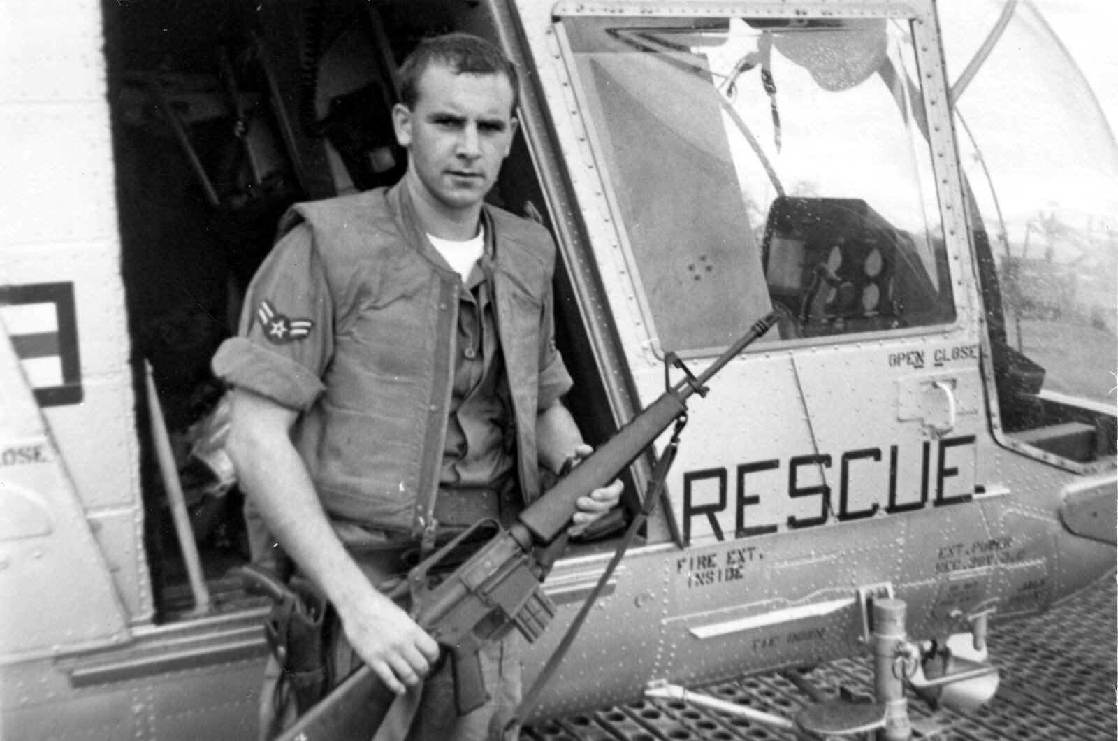 William H. Pitsenbarger in Vietnam in the 1960s. CONTRIBUTED