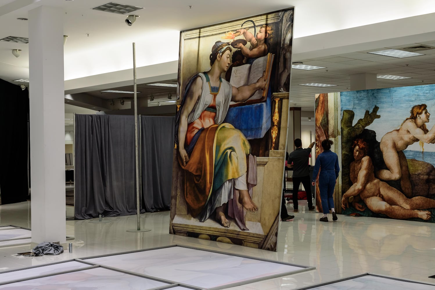 PHOTOS: A sneak peek of Michelangelo’s Sistine Chapel: The Exhibition at The Mall at Fairfield Commons