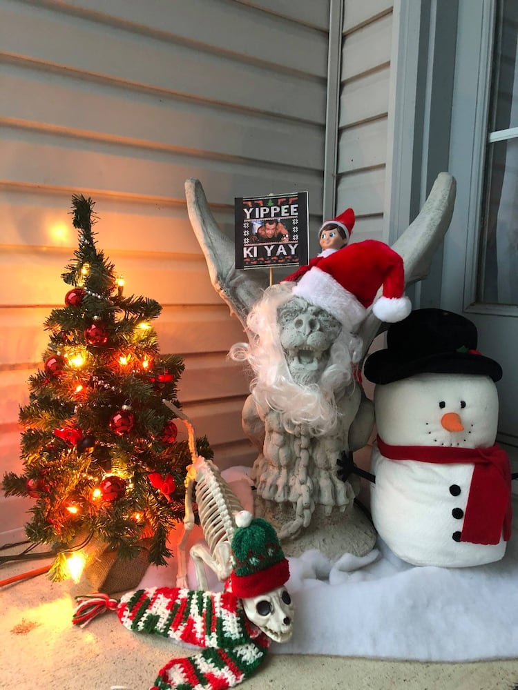 Frank the Christmas Gargoyle raises money for charity