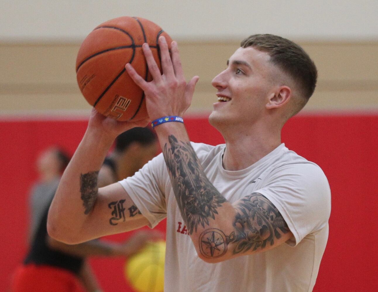 Dayton Flyers hold team workout at Cronin Center