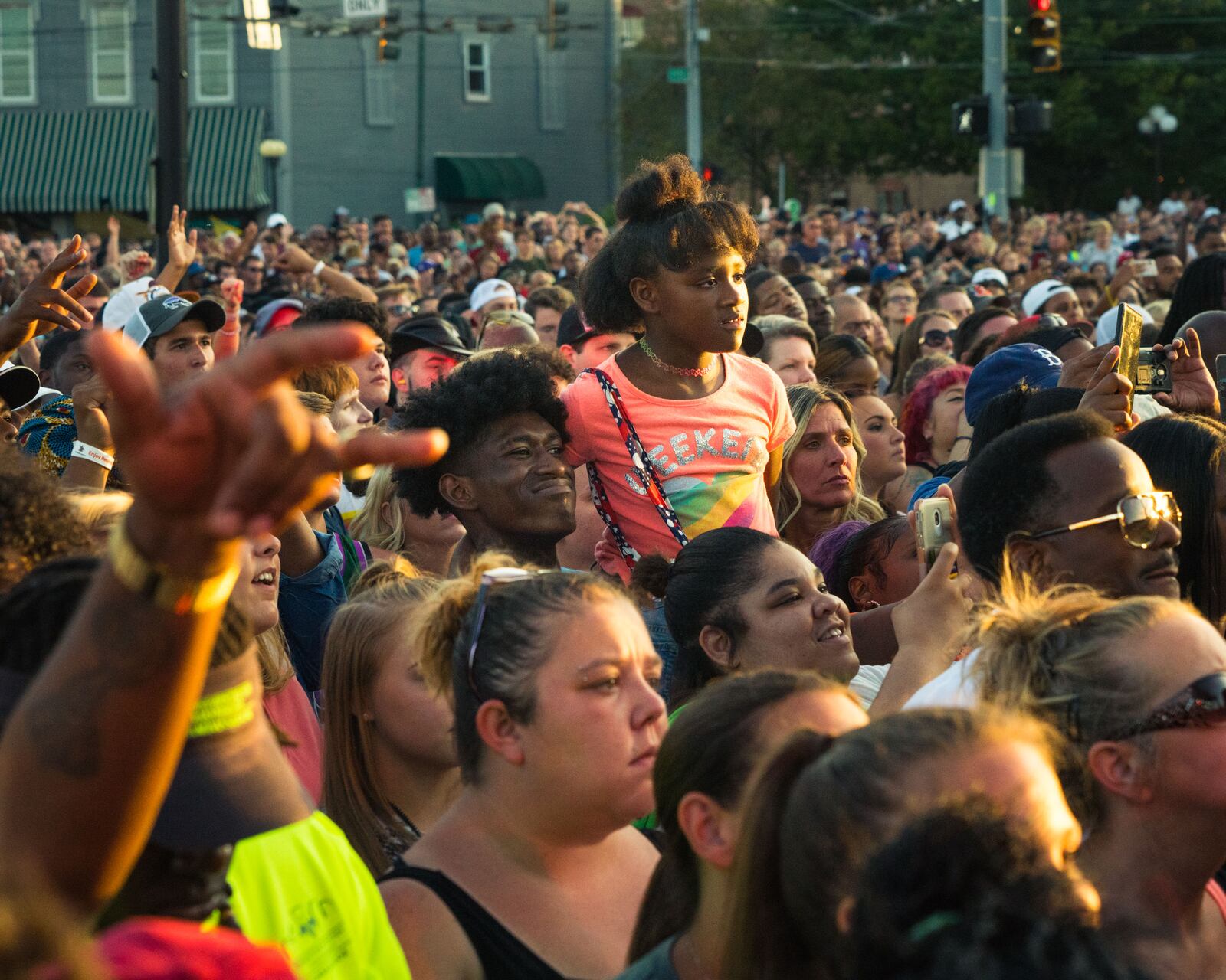 The crowd at Gem City Shine on Aug. 25, 2019, in Dayton's Oregon District. AMY POWELL/CONTRIBUTED