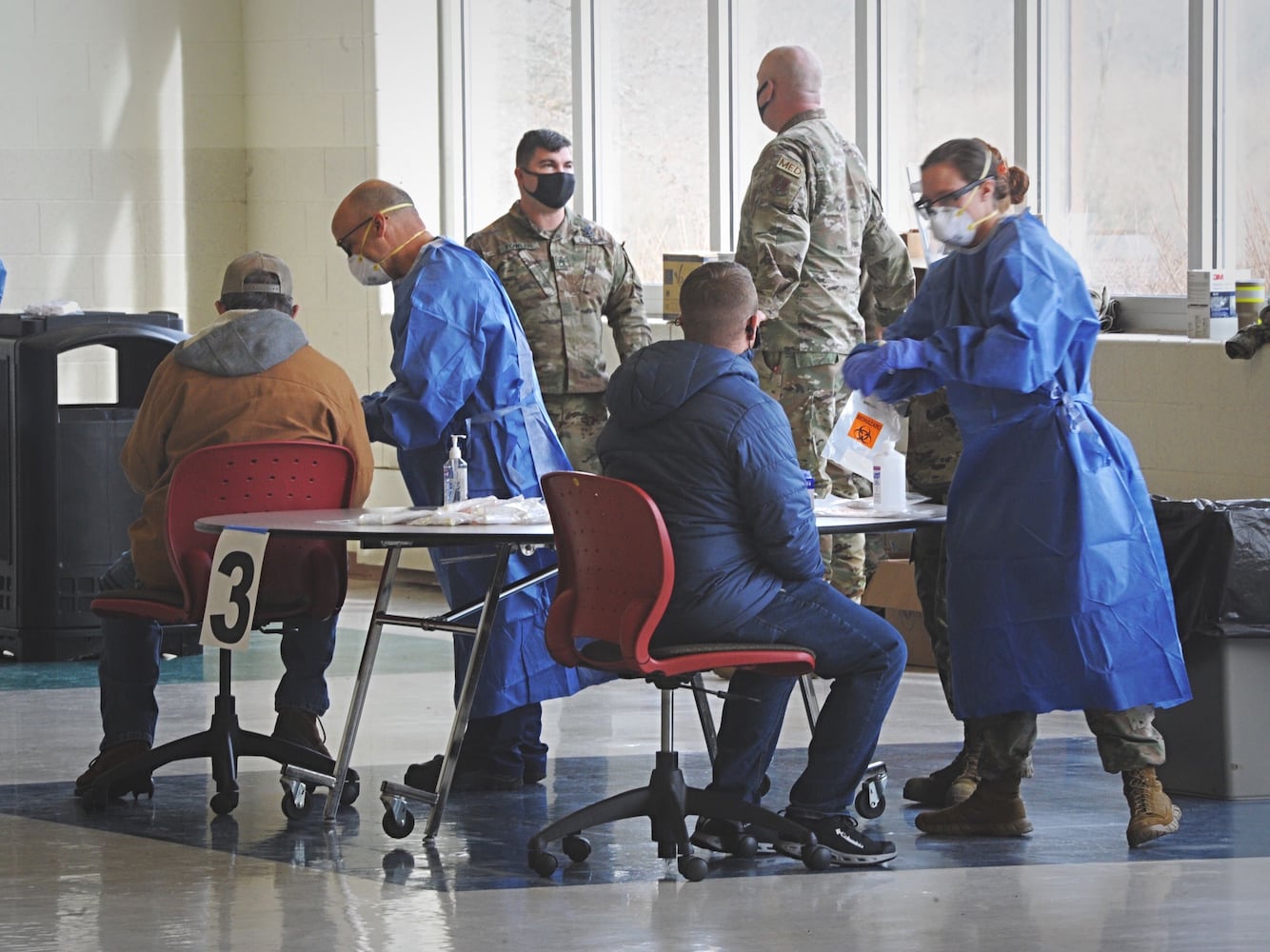 PHOTOS: Free coronavirus testing in Greene County