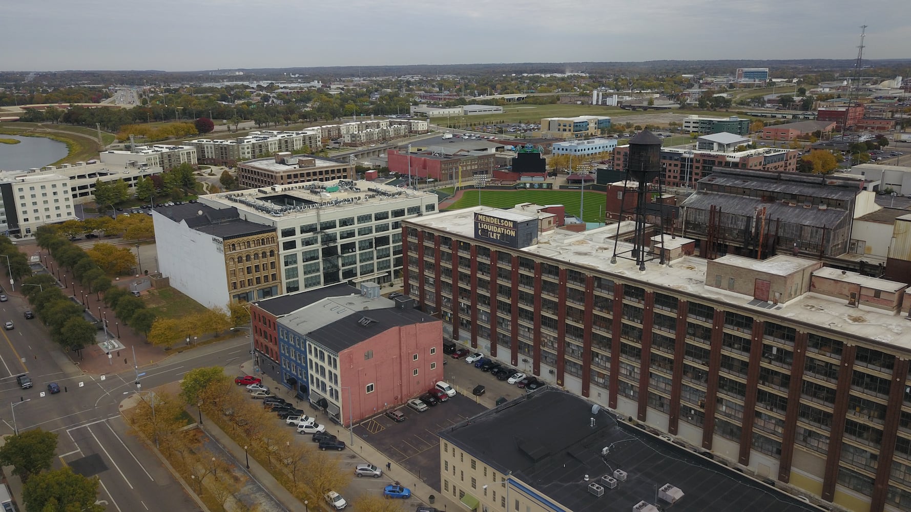 PHOTOS: What this booming area in downtown Dayton looks like from above