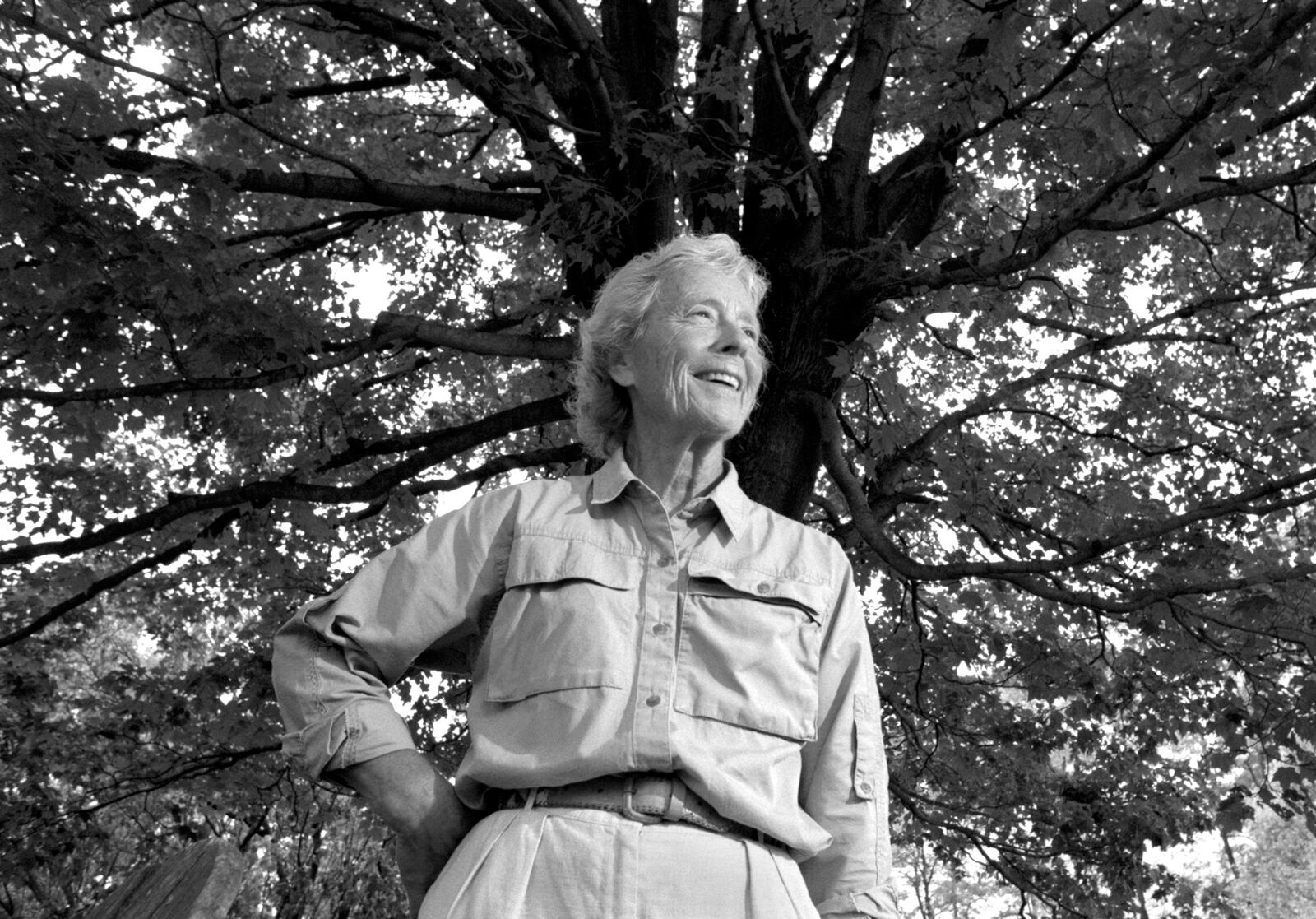 Jean Woodhull sought to green the Dayton area through her founding of Cox Arboretum and her involvement with RiverScape and Wegerzyn Garden.