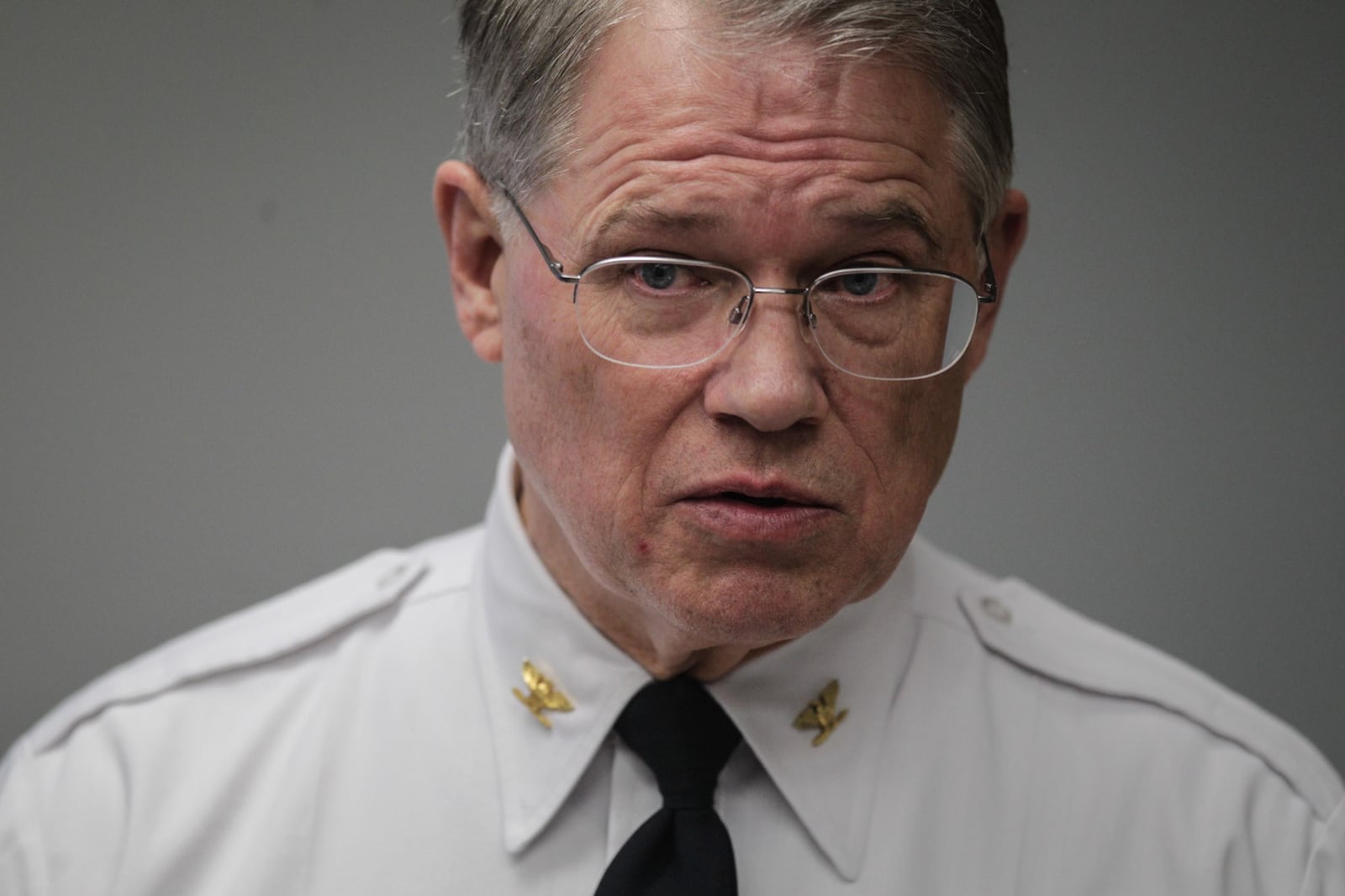 Former Dayton police Chief Richard Biehl in 2021. JIM NOELKER/STAFF