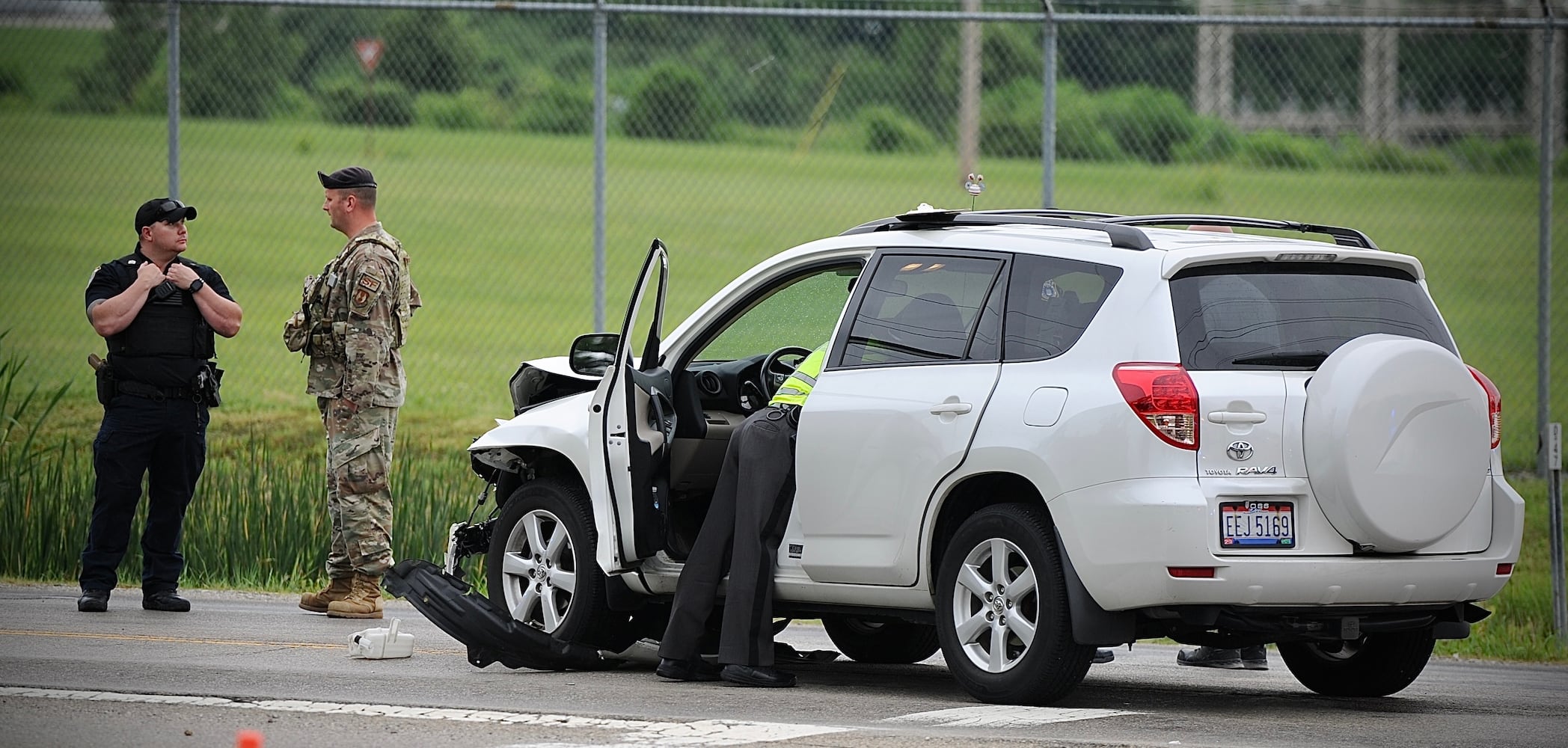 PHOTOS: Car overturns in Greene County crash