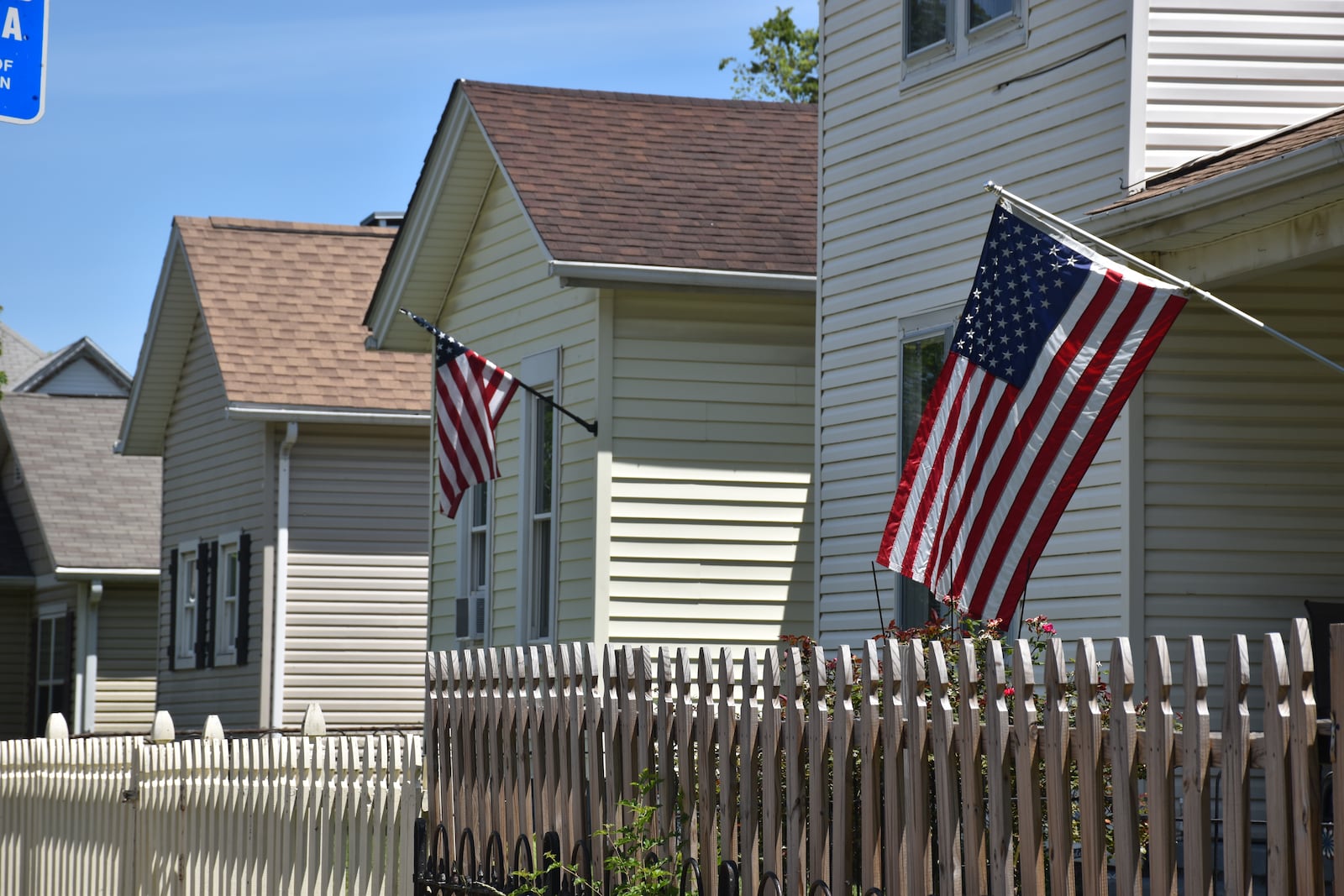 A row of homes in the city of Dayton. CORNELIUS FROLIK / STAFF